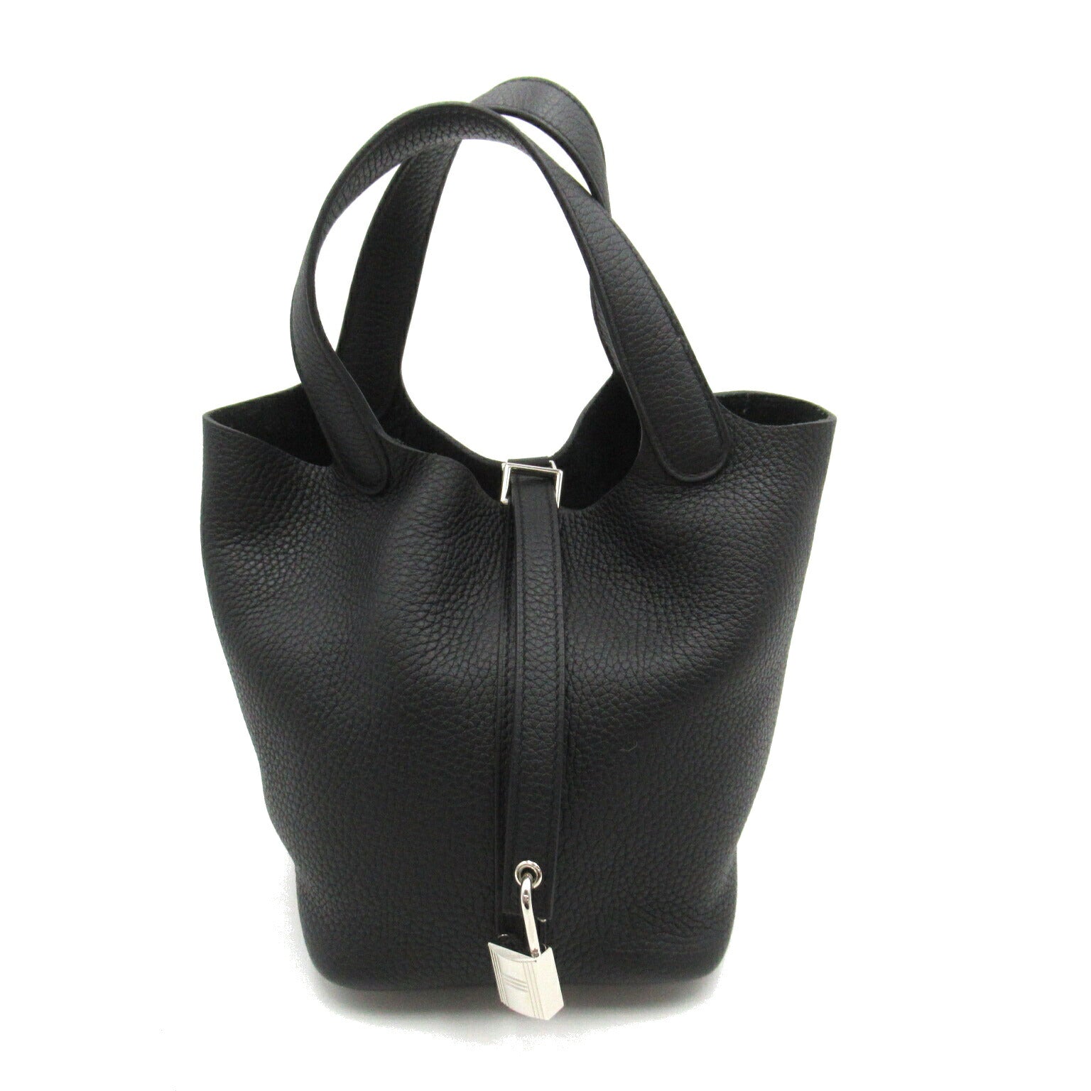 Hermes Picotin Lock PM Handbag Black Leather