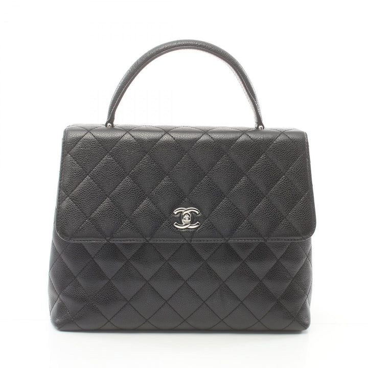 Chanel CC Caviar Matelasse Handbag Leather Handbag A12397 in Very Good Condition