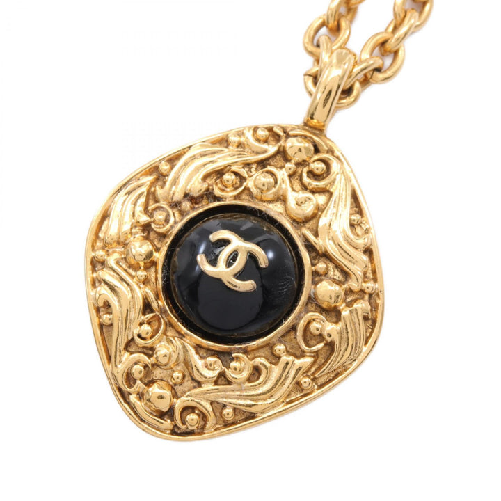 Chanel Coco Mark Necklace Gold Jewelry