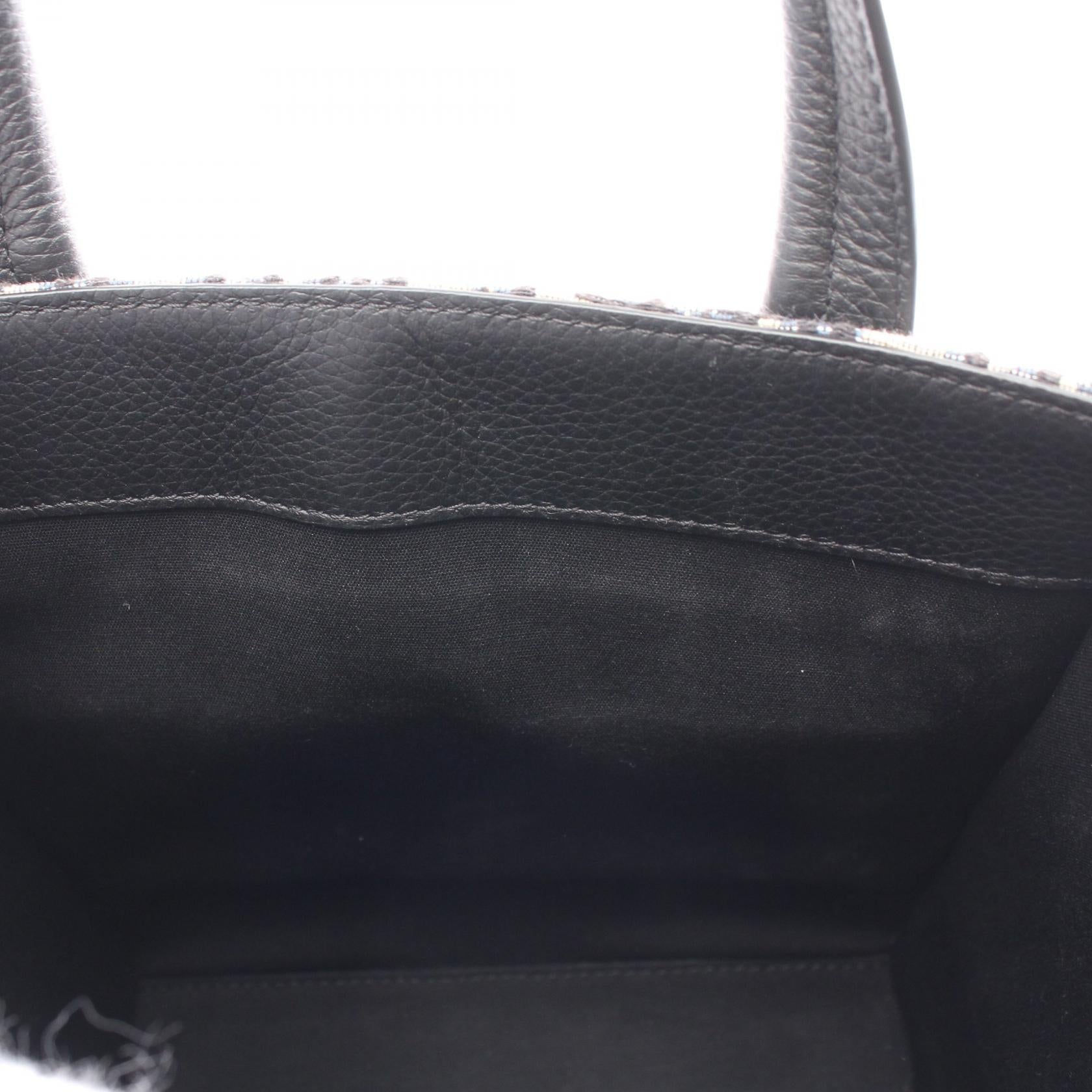 Dior Canvas Leather Safari Tote Bag