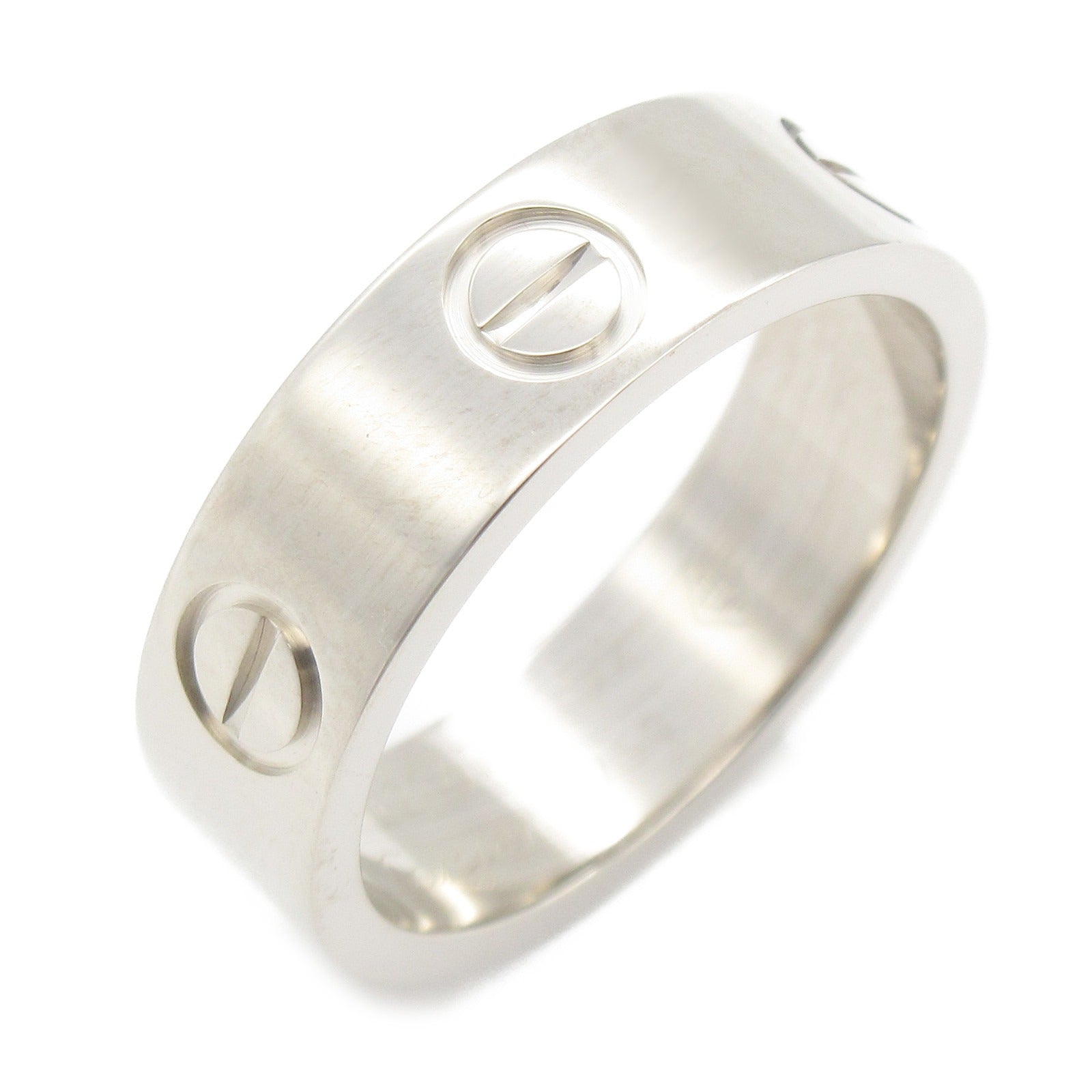 Cartier Love Ring K18WG White Gold B4084700