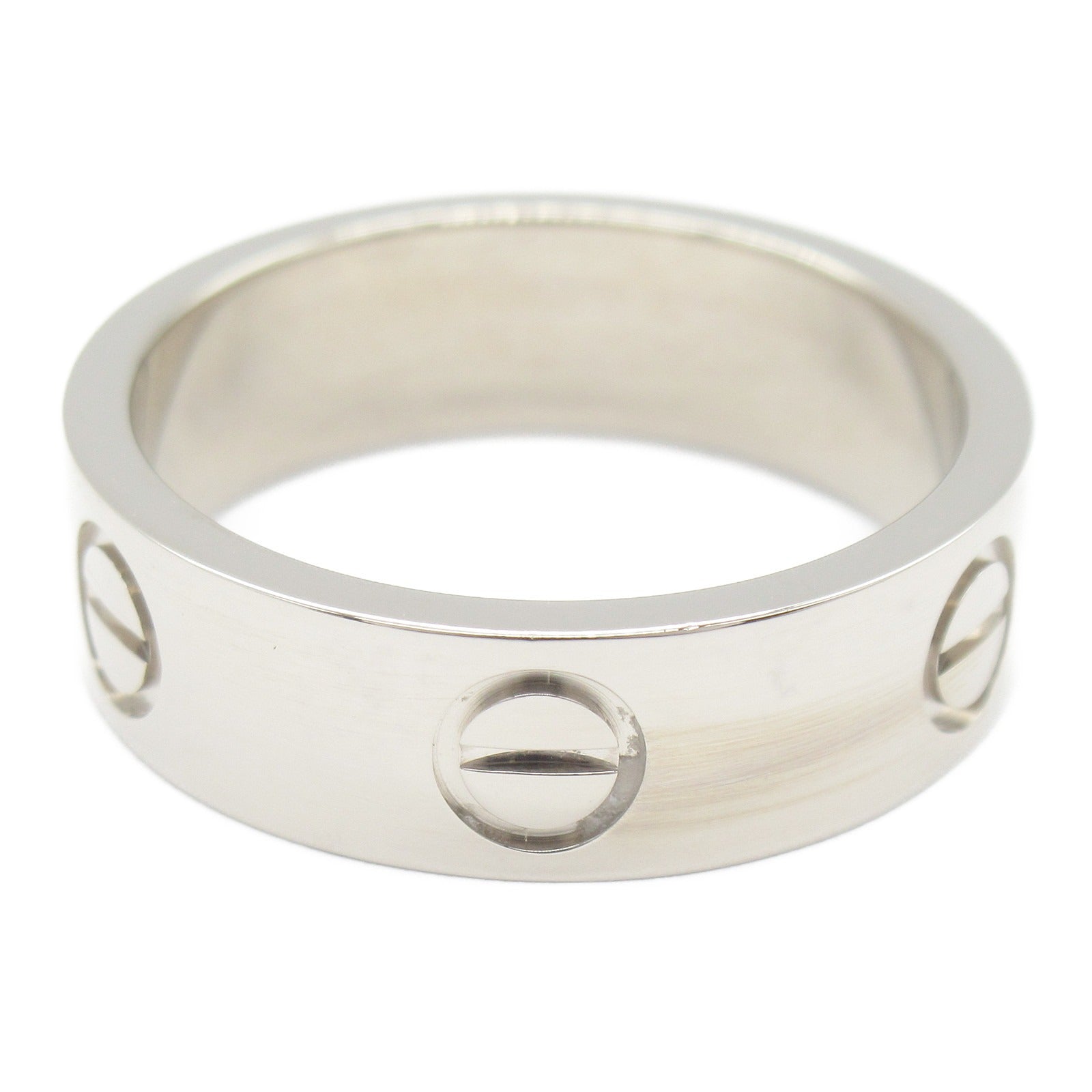 Cartier Love Ring K18WG White Gold B4084700