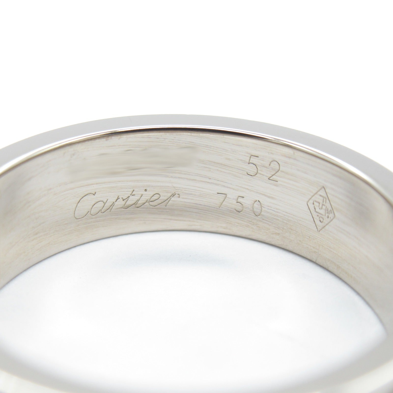 Cartier Love Ring K18WG White Gold B4084700