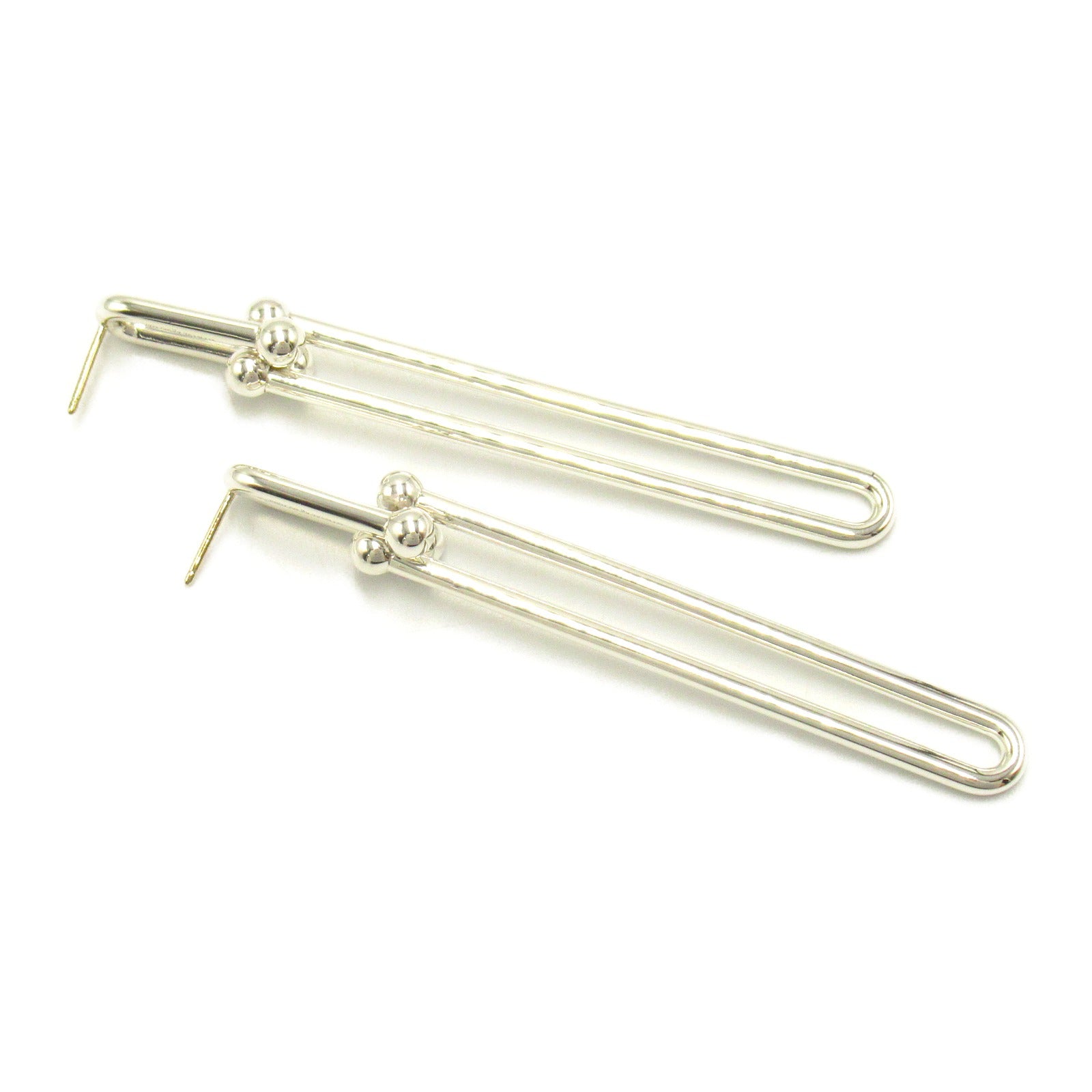 Tiffany & Co Silver 925 Hardware Long Link Earrings