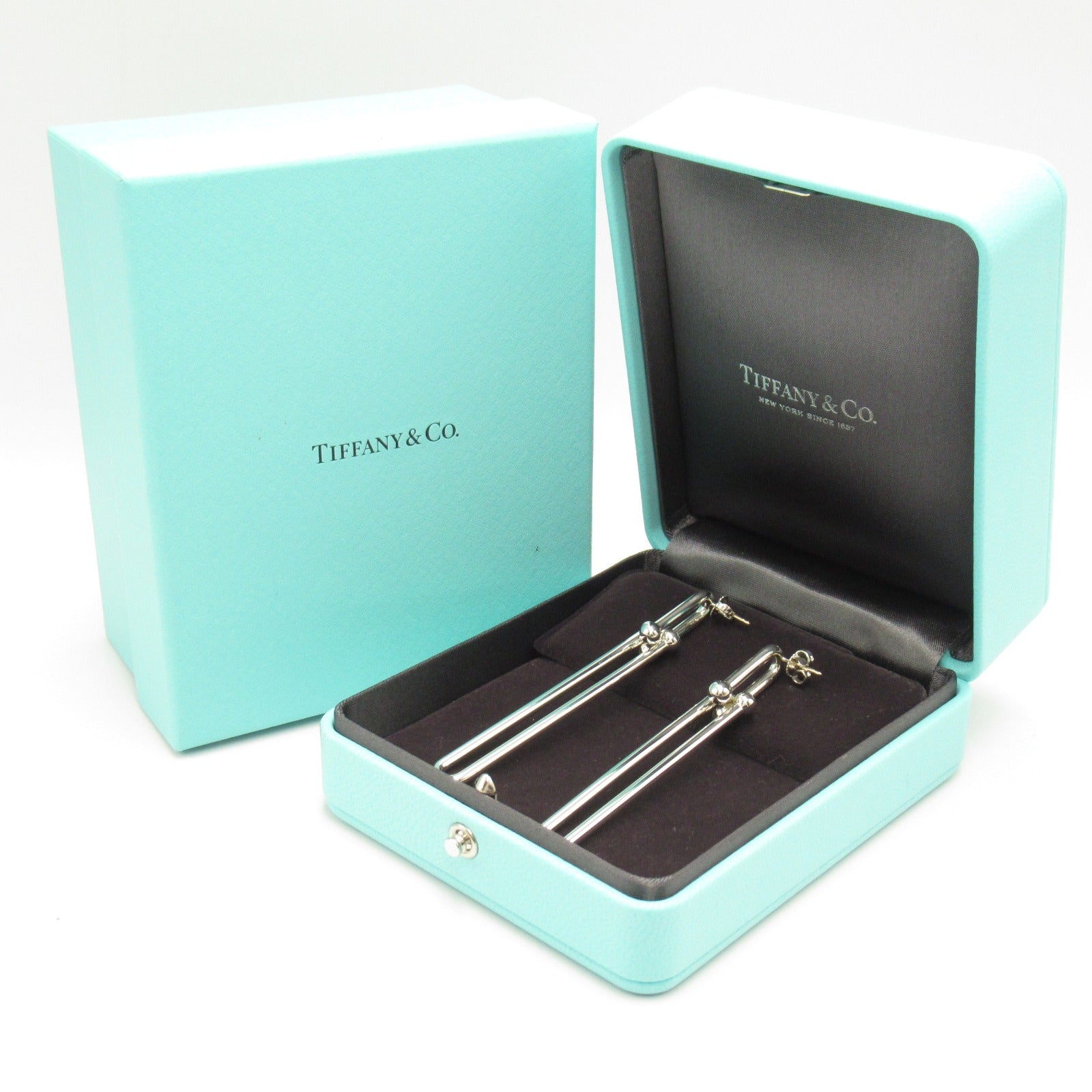 Tiffany & Co Silver 925 Hardware Long Link Earrings