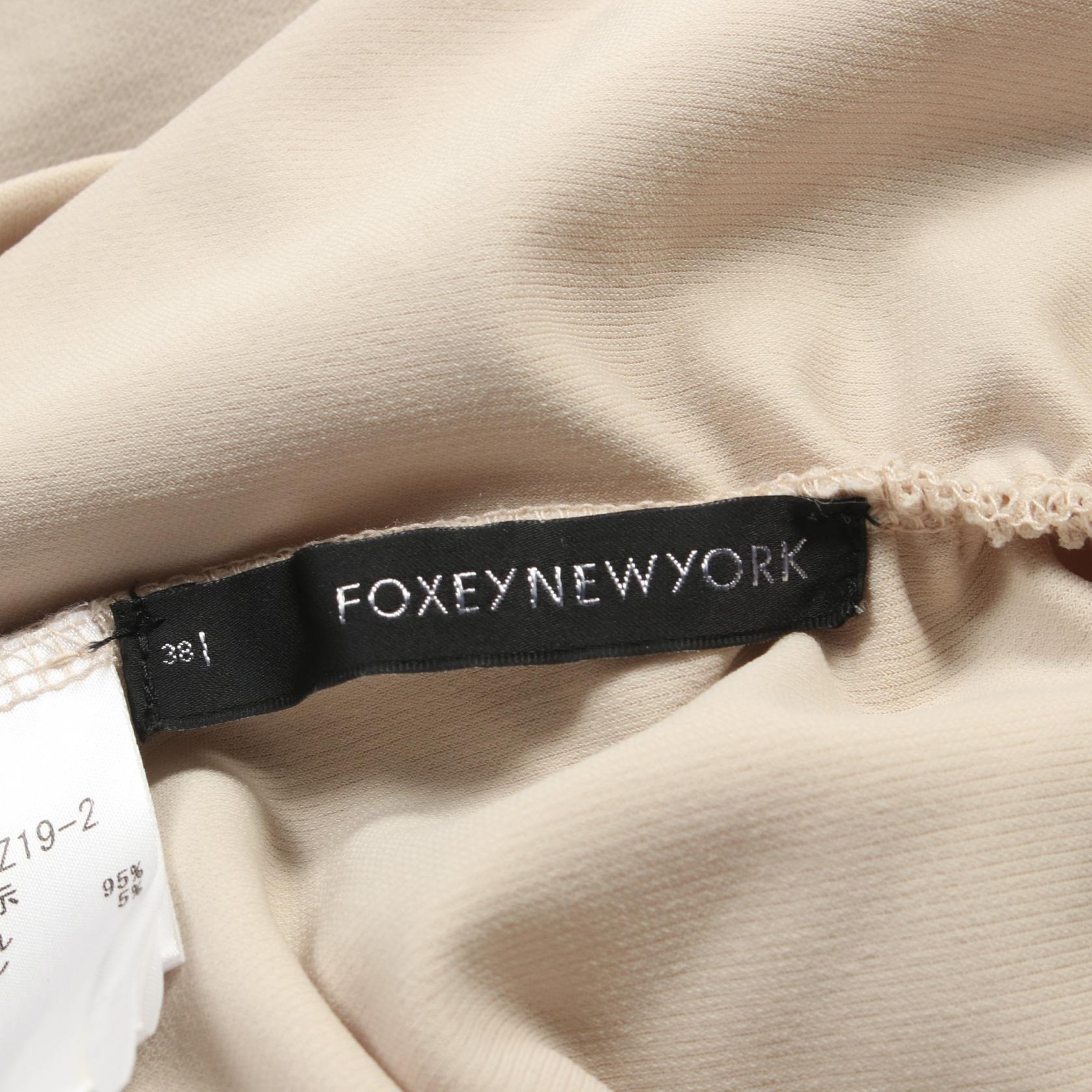 FOXEY Polyester Top Beige Used