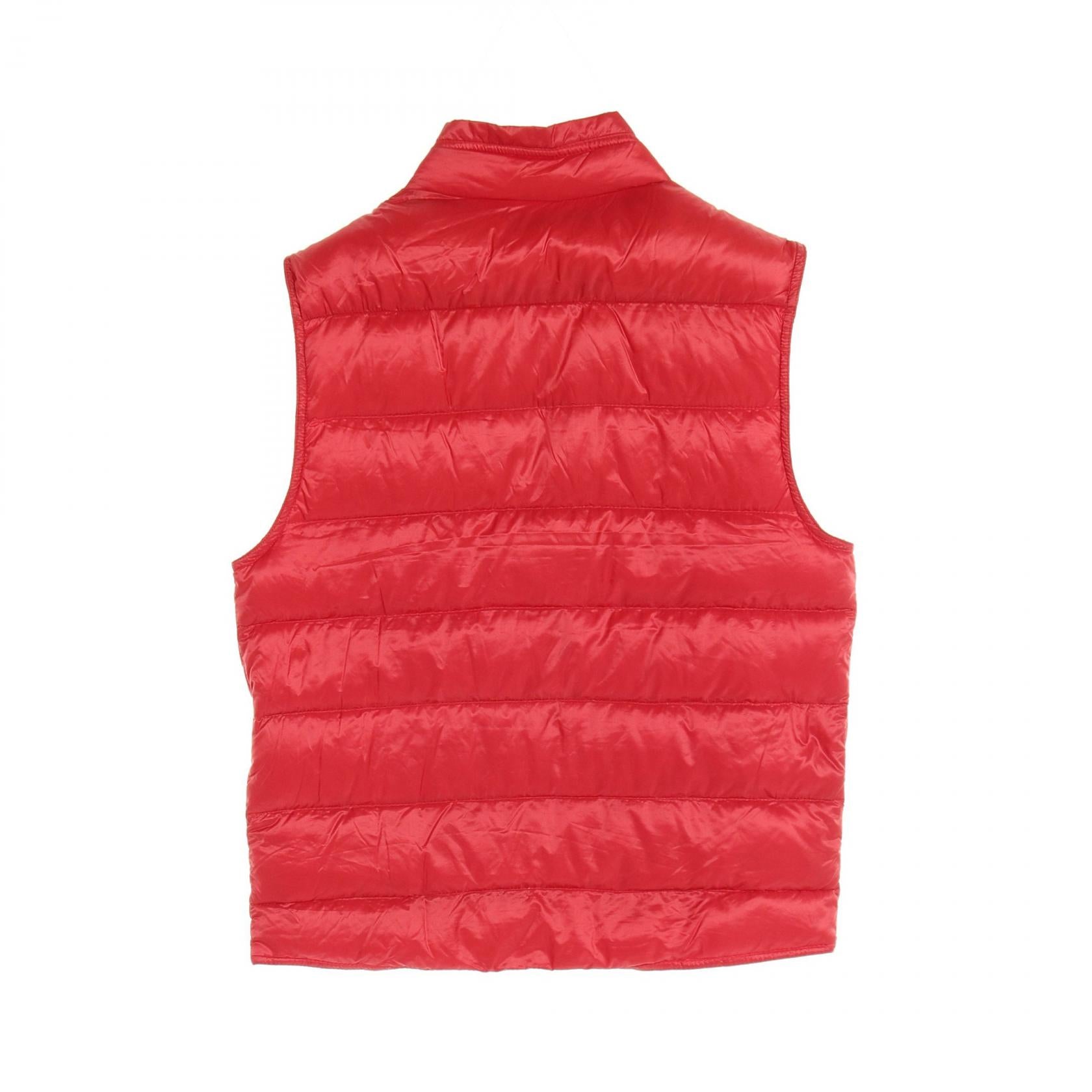 Moncler Nylon Down Vest Outerwear Red