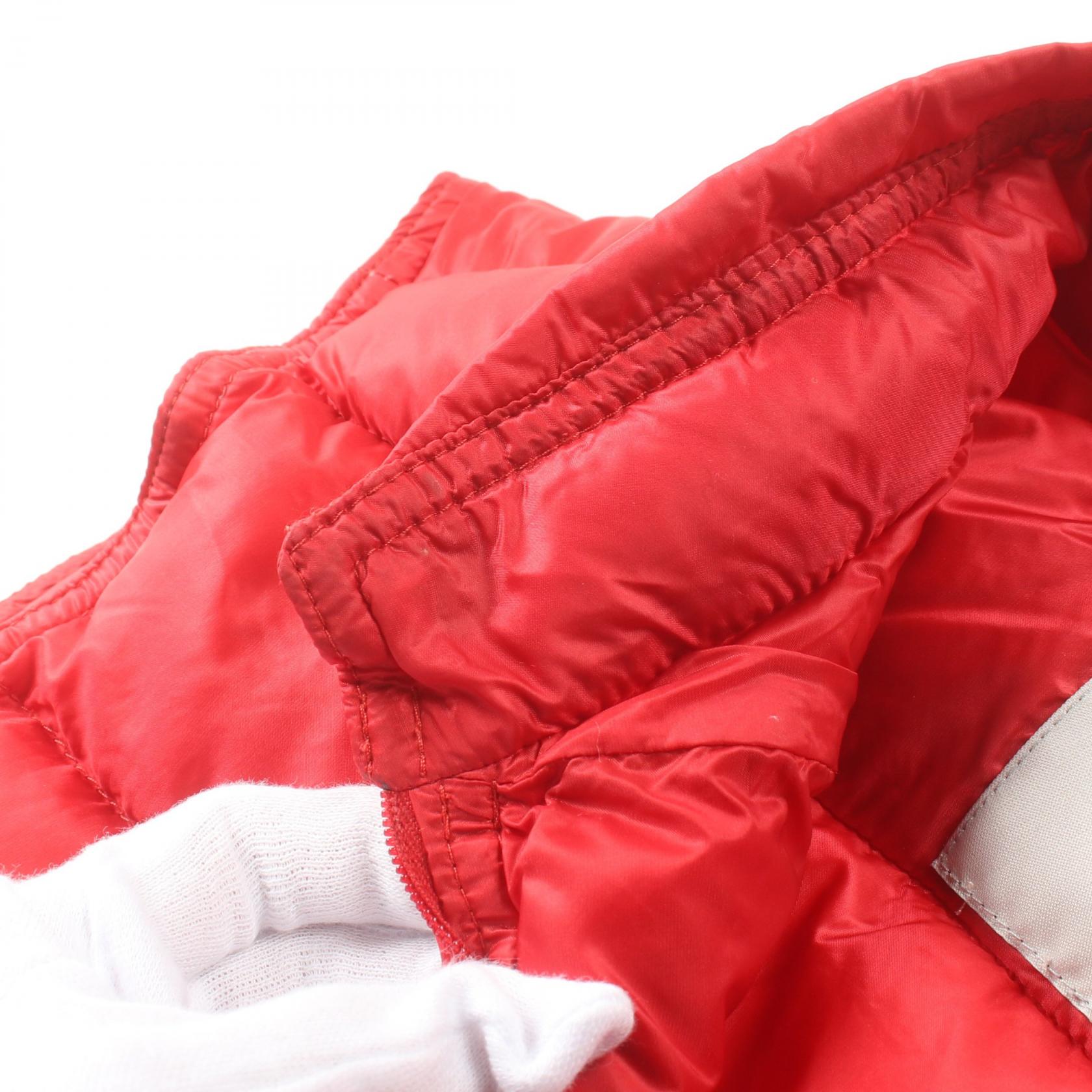 Moncler Nylon Down Vest Outerwear Red