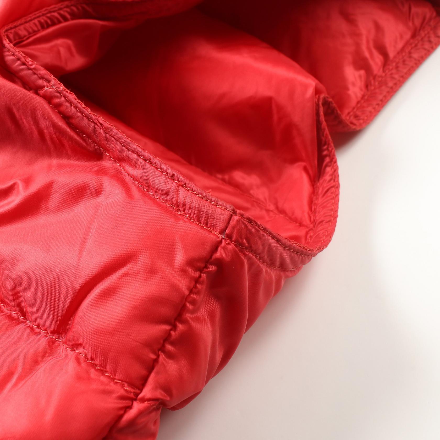 Moncler Nylon Down Vest Outerwear Red