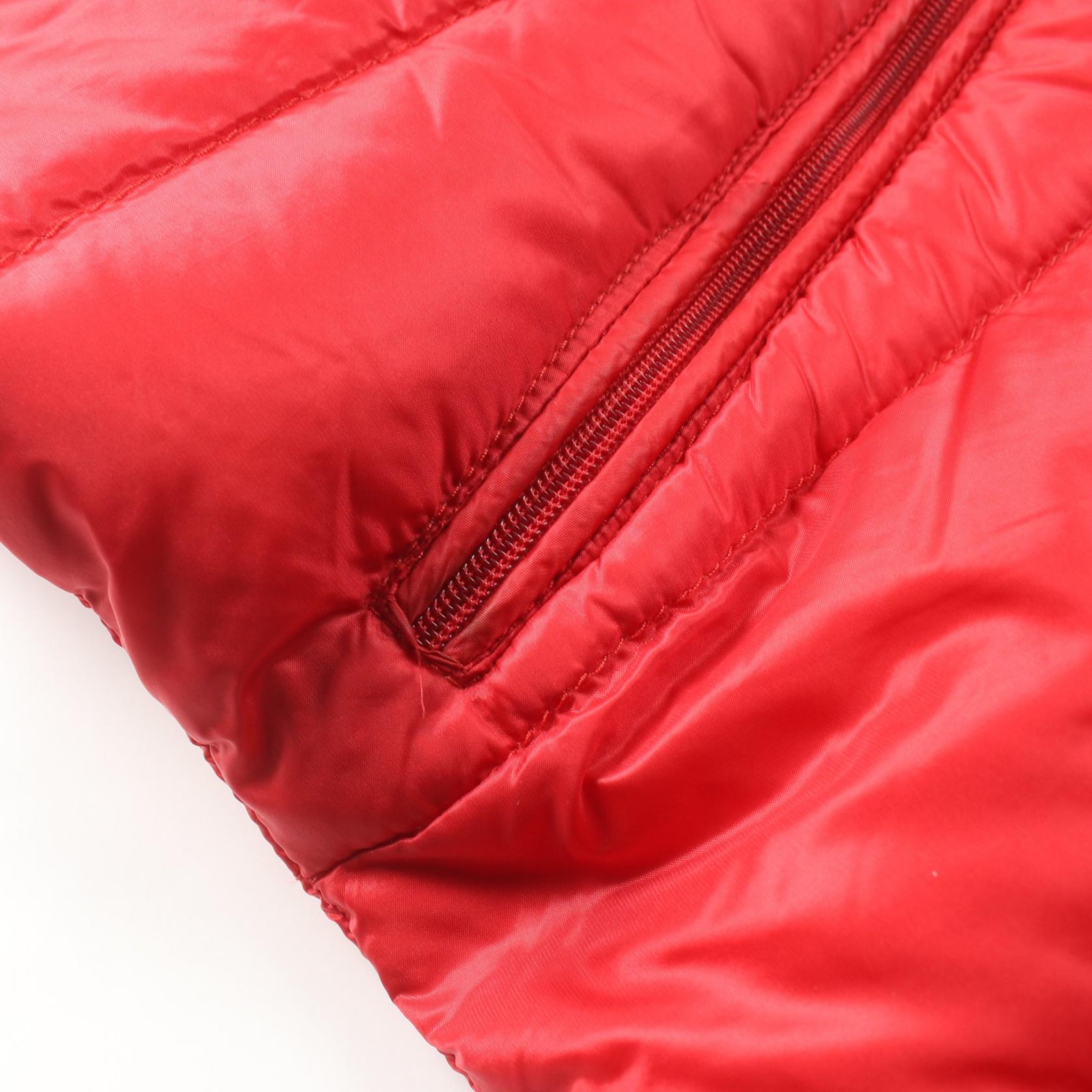 Moncler Nylon Down Vest Outerwear Red