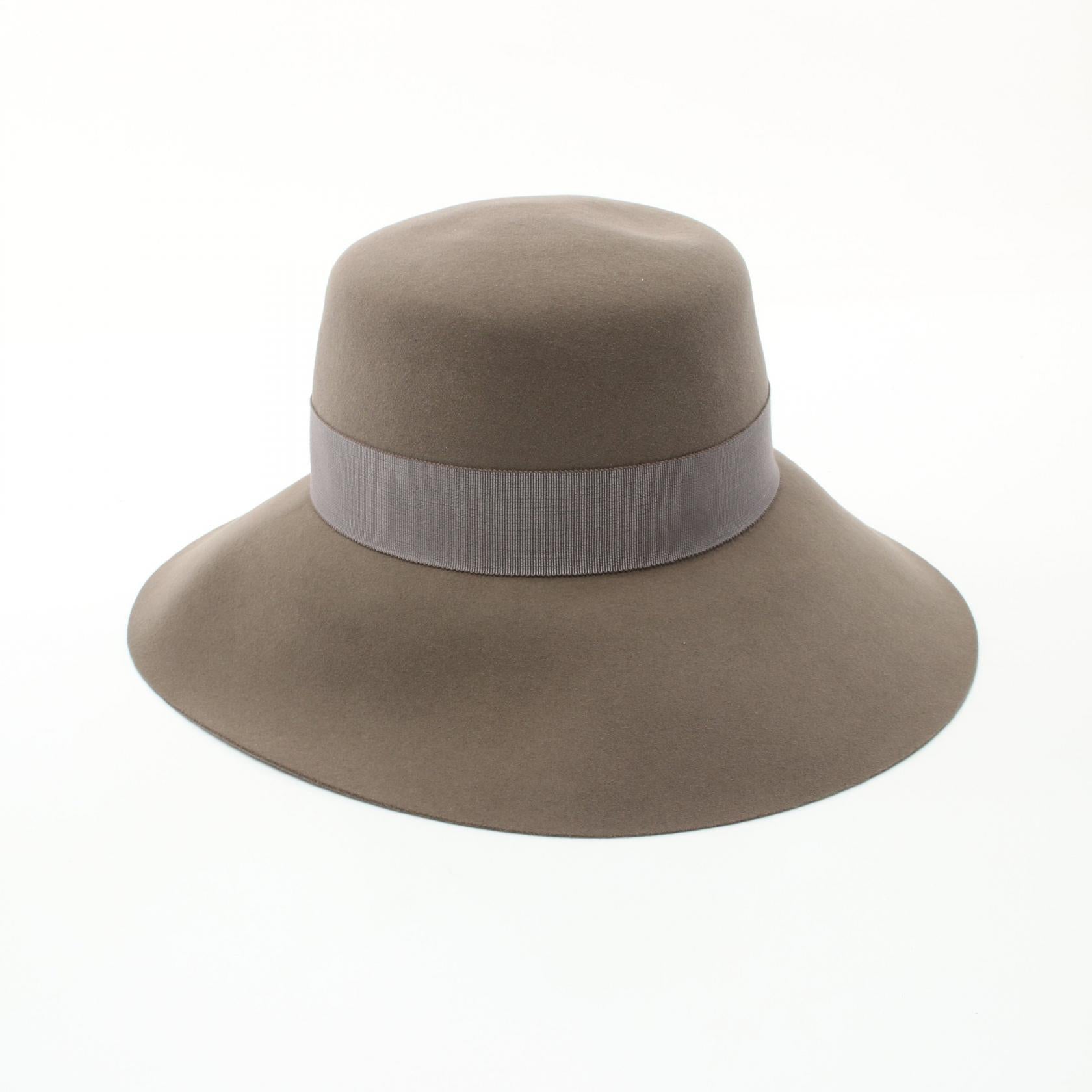 Hermes Wool Farrah Crude Hat Beige