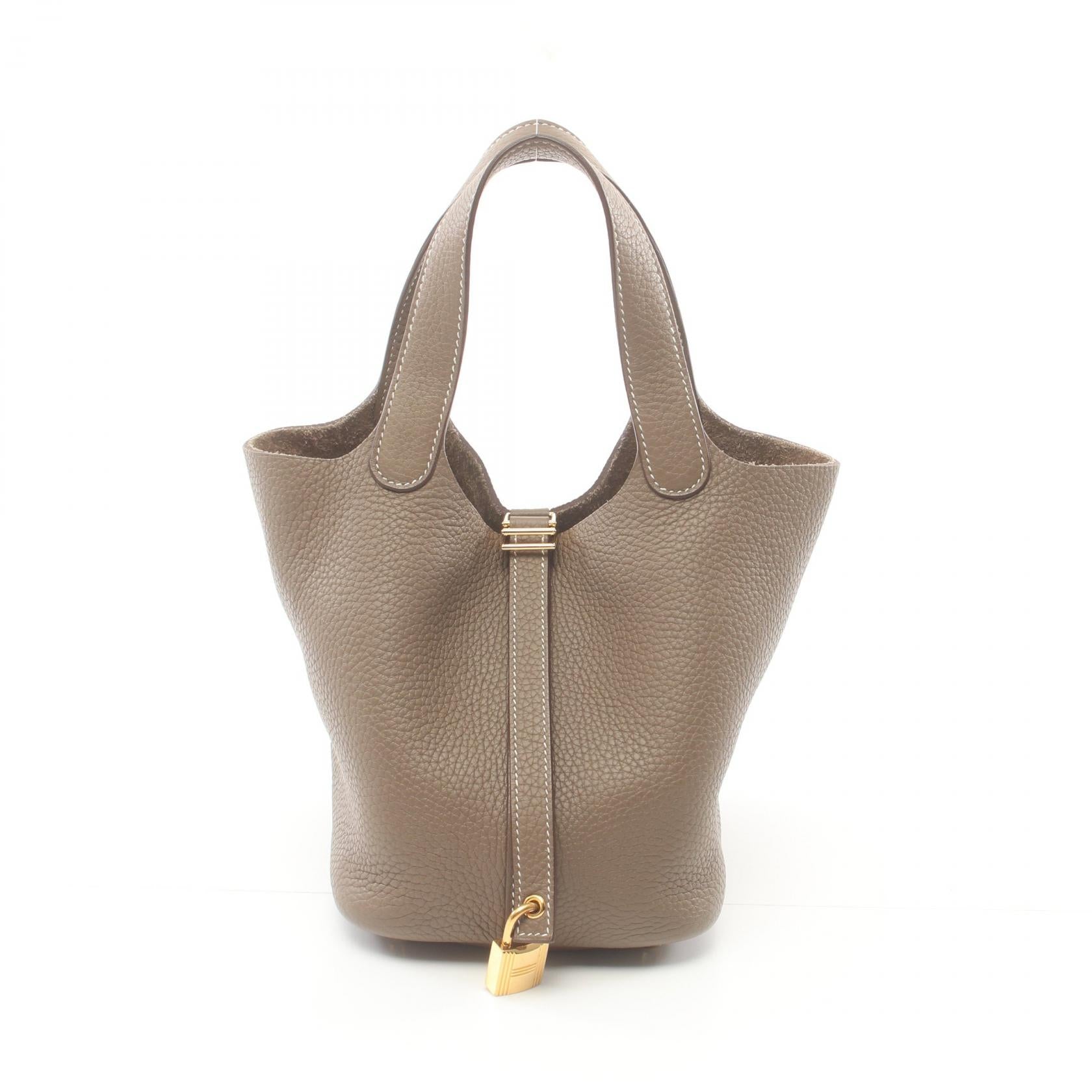 Hermes Picotin Lock PM Handbag Brown