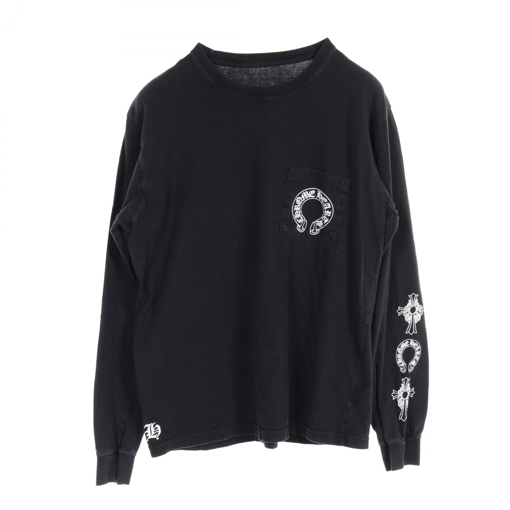 Chrome Hearts Horseshoe CH Cross Cotton T-Shirt Black