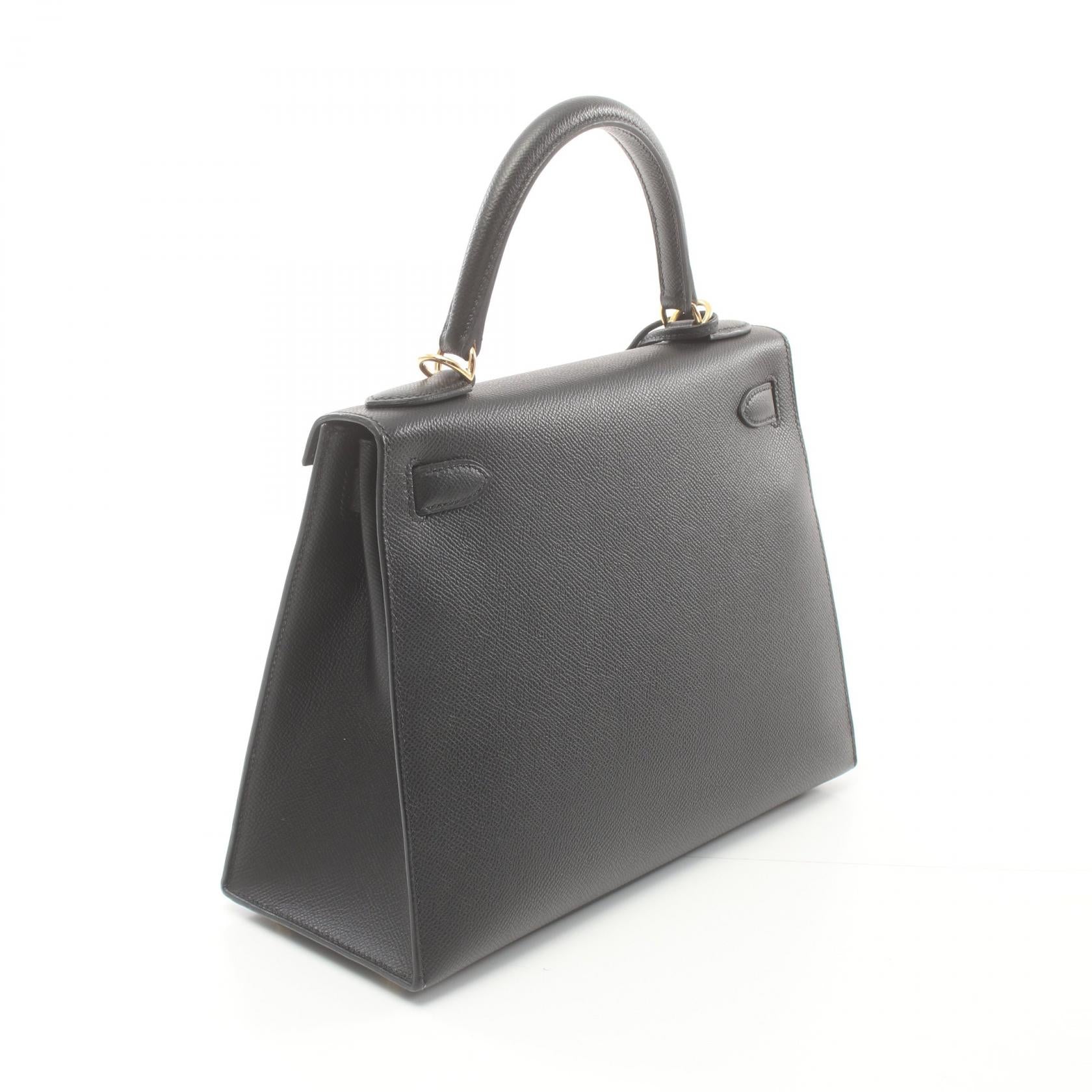 Hermes Kelly 28 Handbag Black