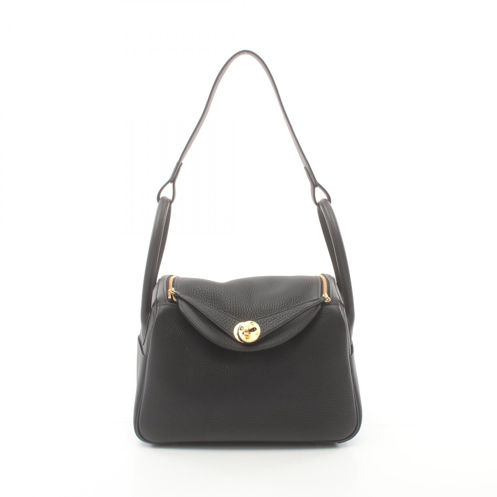 Hermes Lindy 26 Shoulder Bag Black