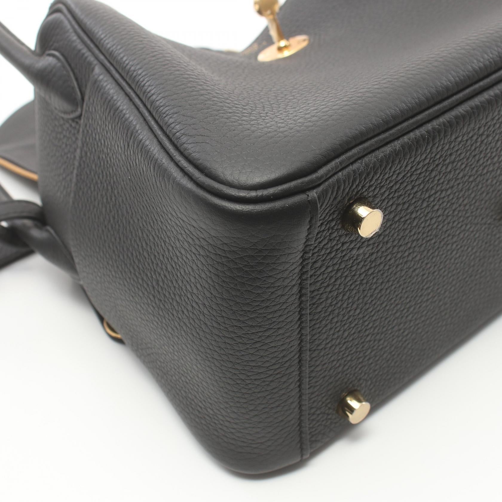 Hermes Lindy 26 Shoulder Bag Black