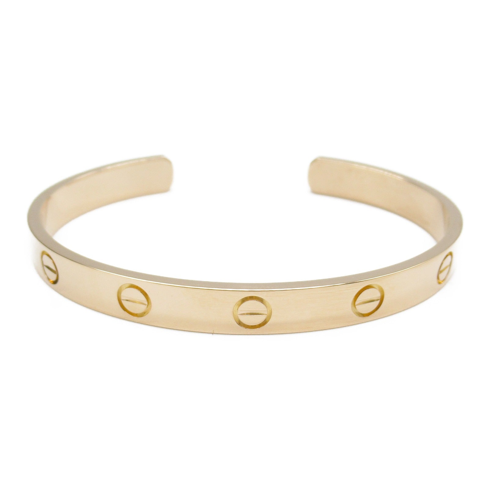 Cartier Love Open Bracelet K18PG Pink Gold