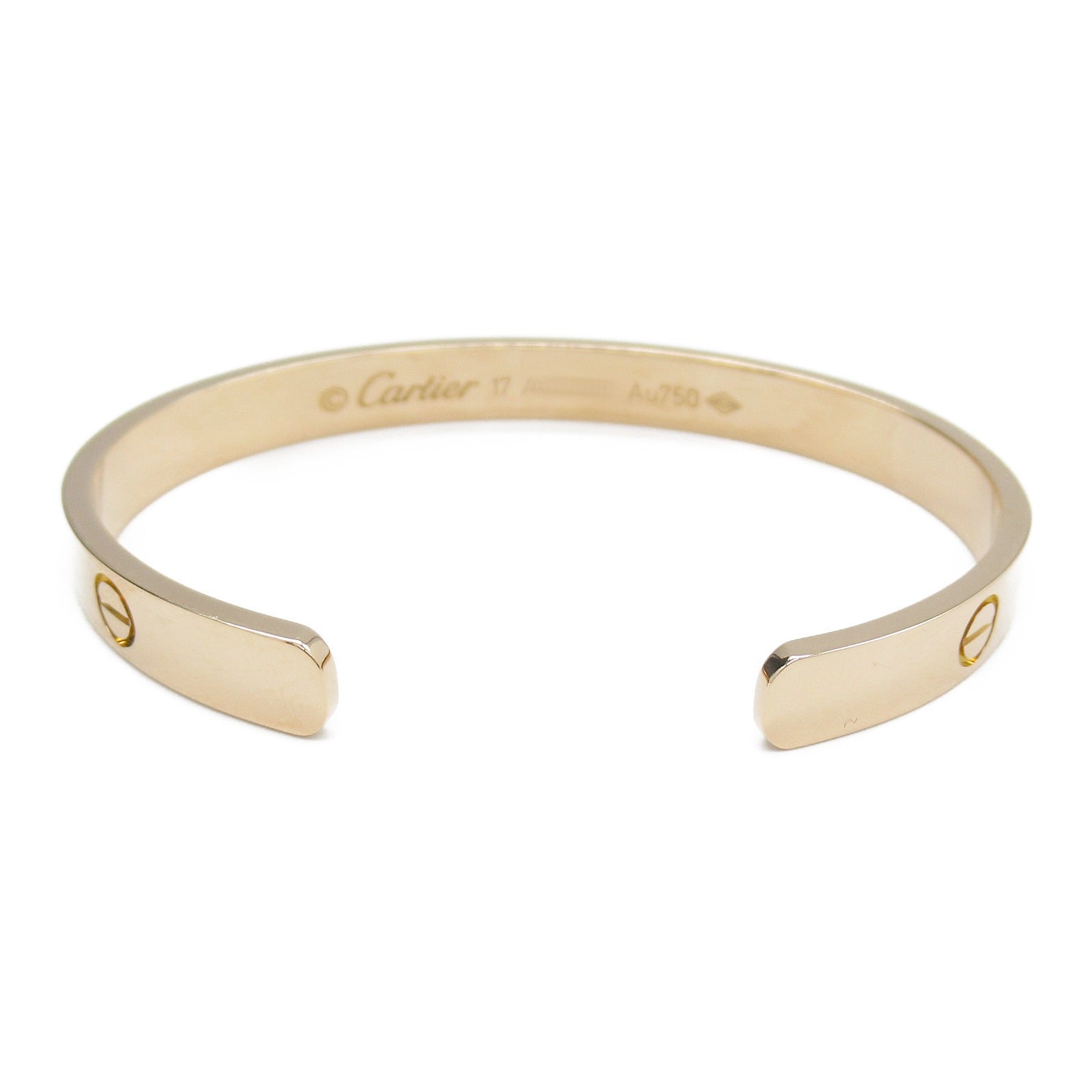 Cartier Love Open Bracelet K18PG Pink Gold