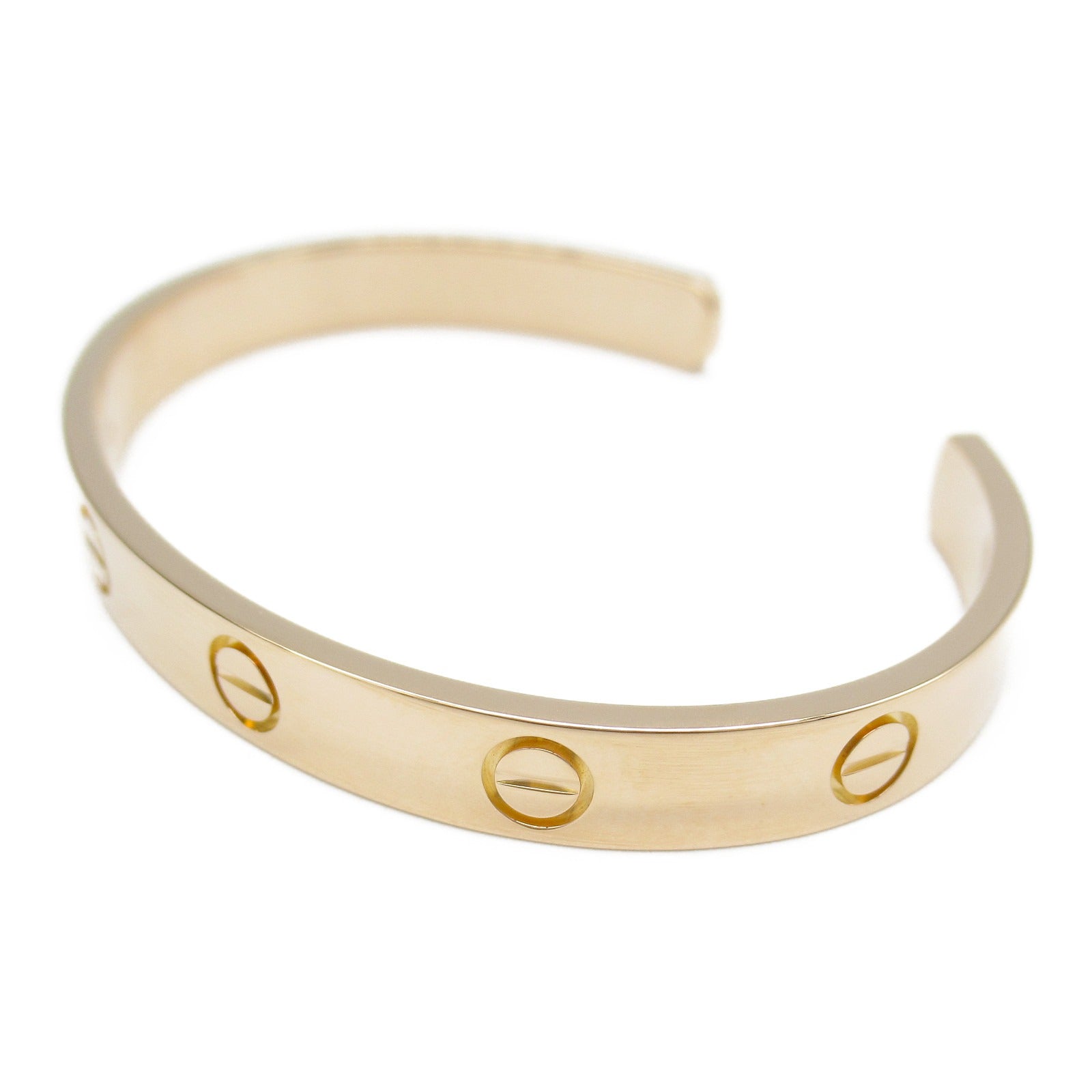 Cartier Love Open Bracelet K18PG Pink Gold