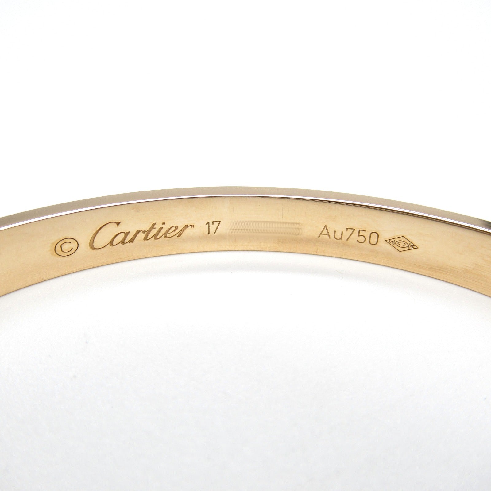 Cartier Love Open Bracelet K18PG Pink Gold