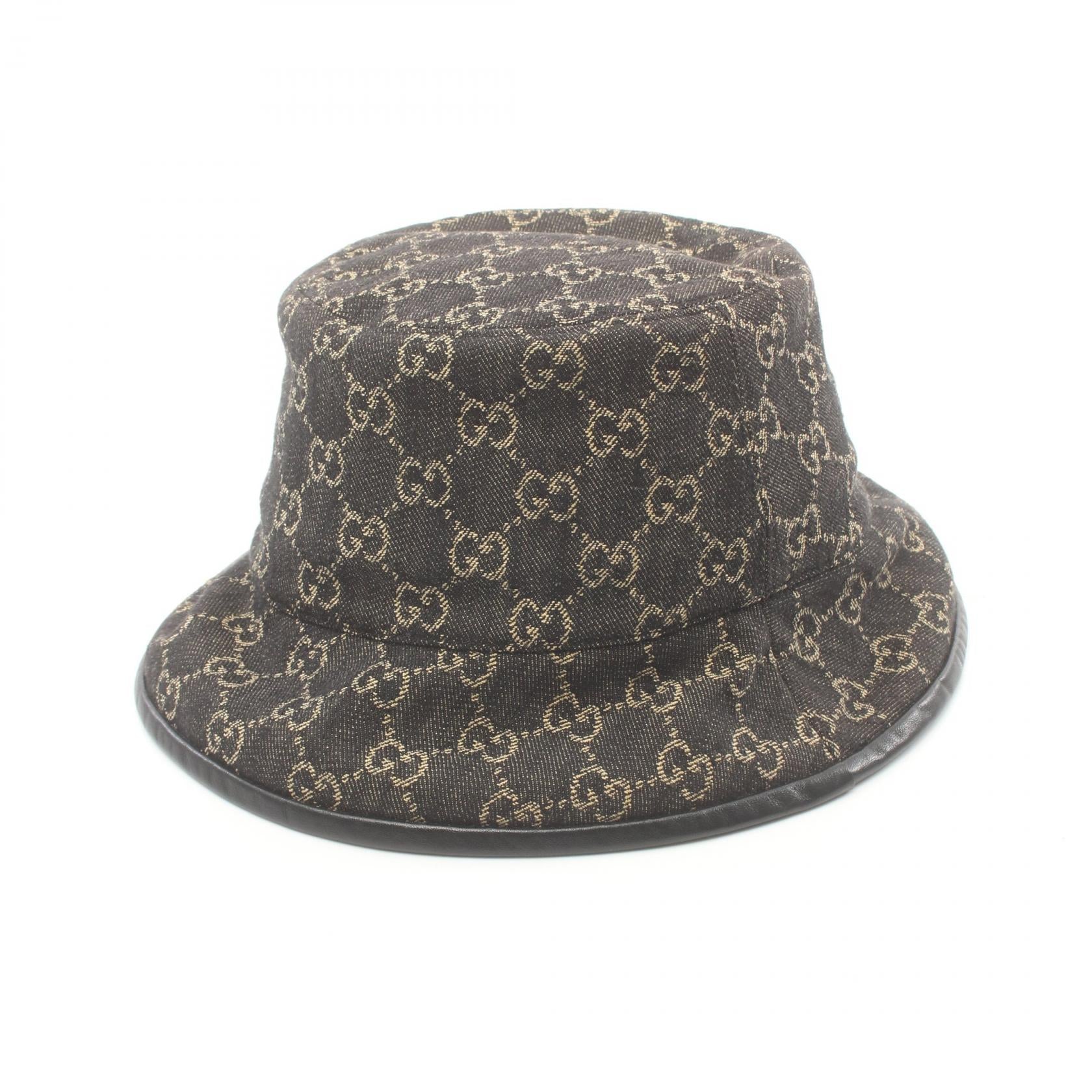 Gucci GG Pattern Denim Hat 576371