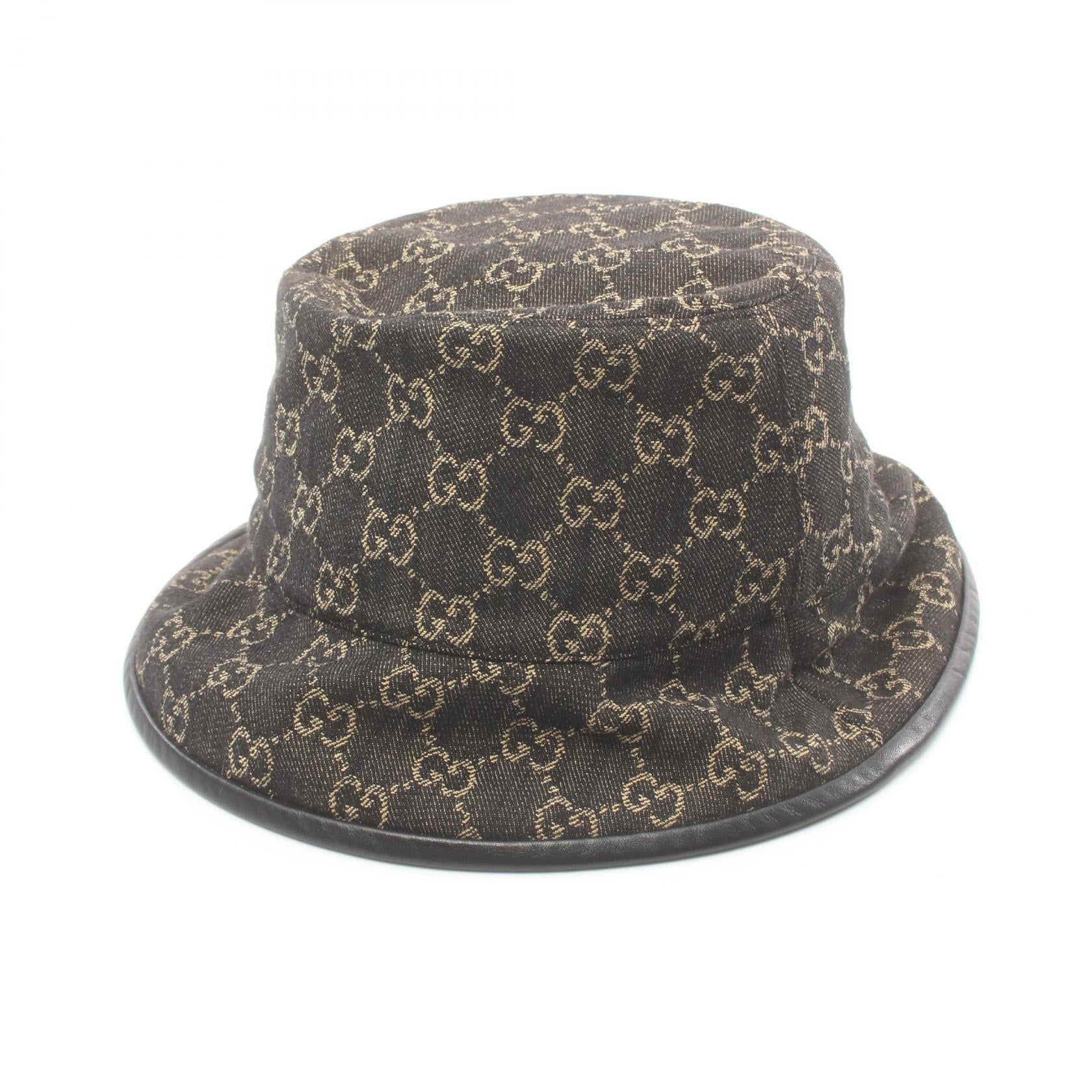 Gucci GG Pattern Denim Hat 576371