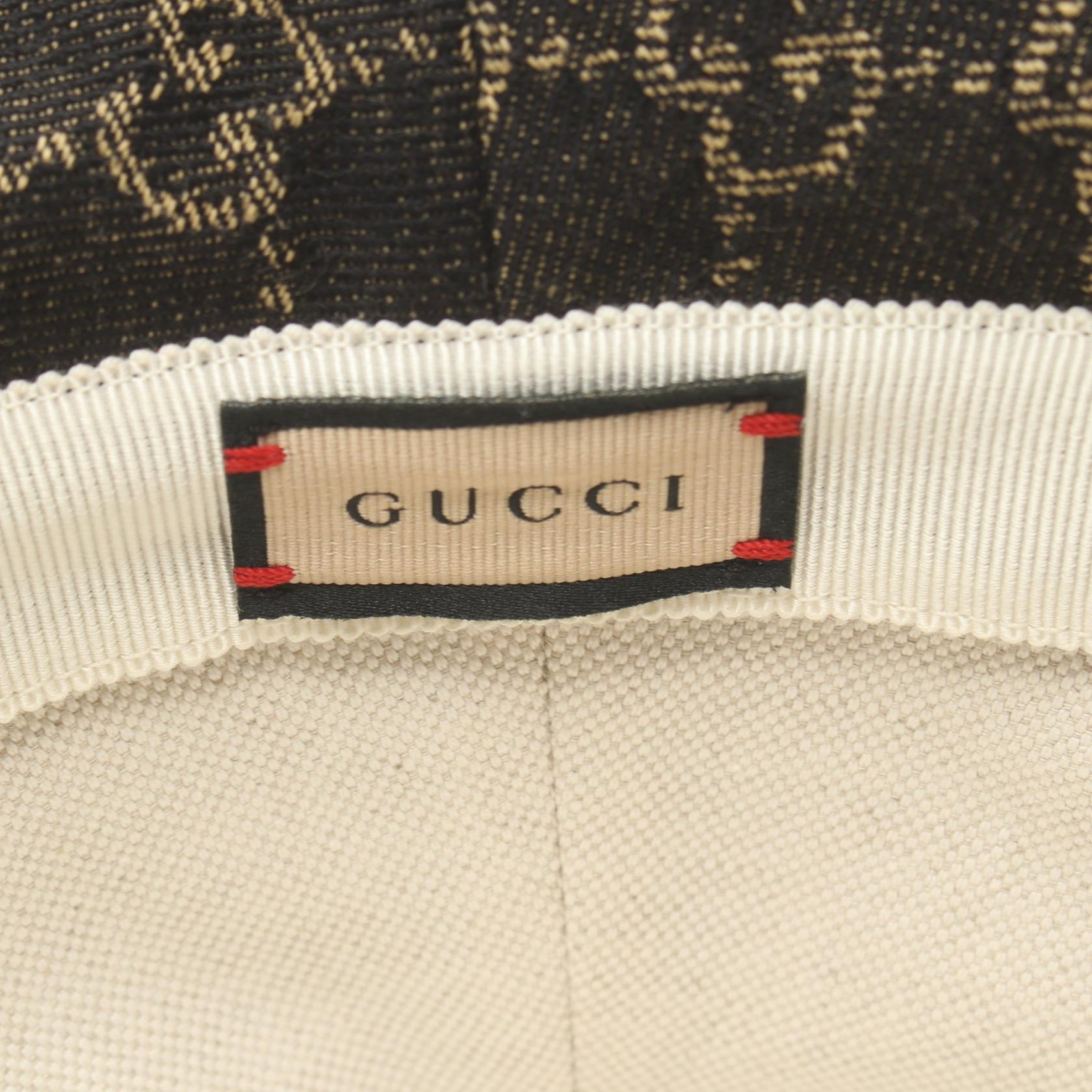 Gucci GG Pattern Denim Hat 576371