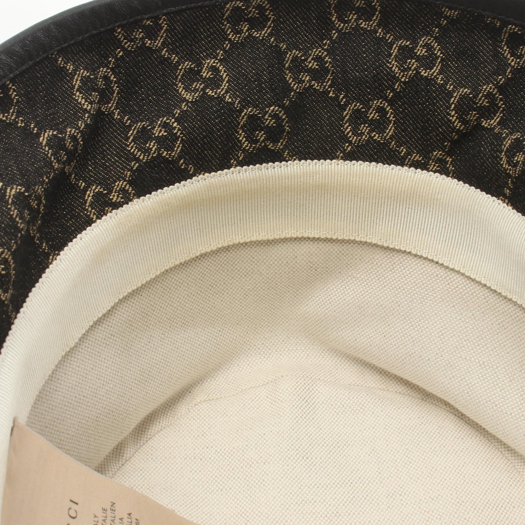 Gucci GG Pattern Denim Hat 576371