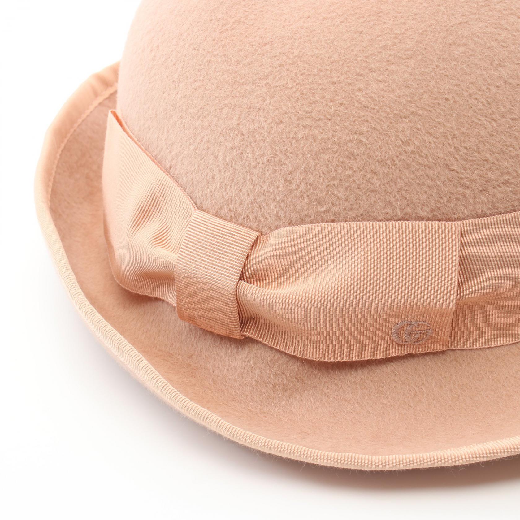 Gucci Rabbit Felt Hat Pink 706805