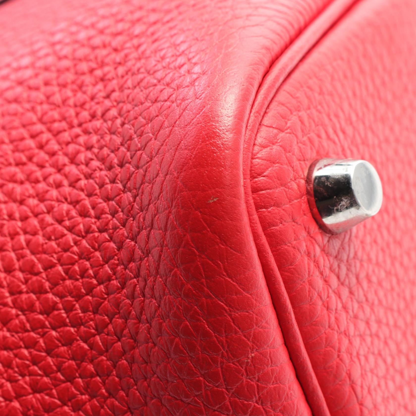 Hermes Picotin Lock PM Handbag Red