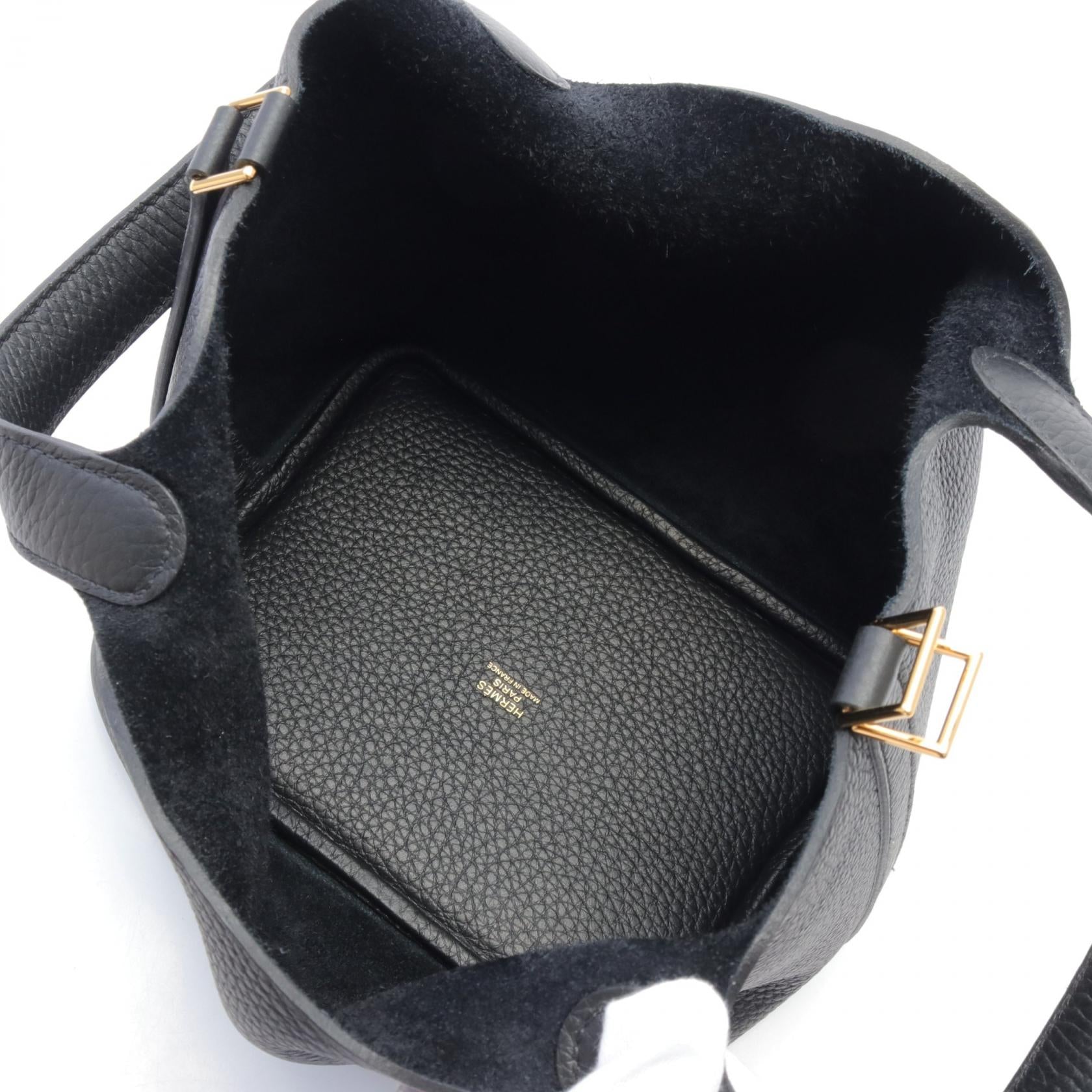 Hermes Picotin Lock PM Handbag Black