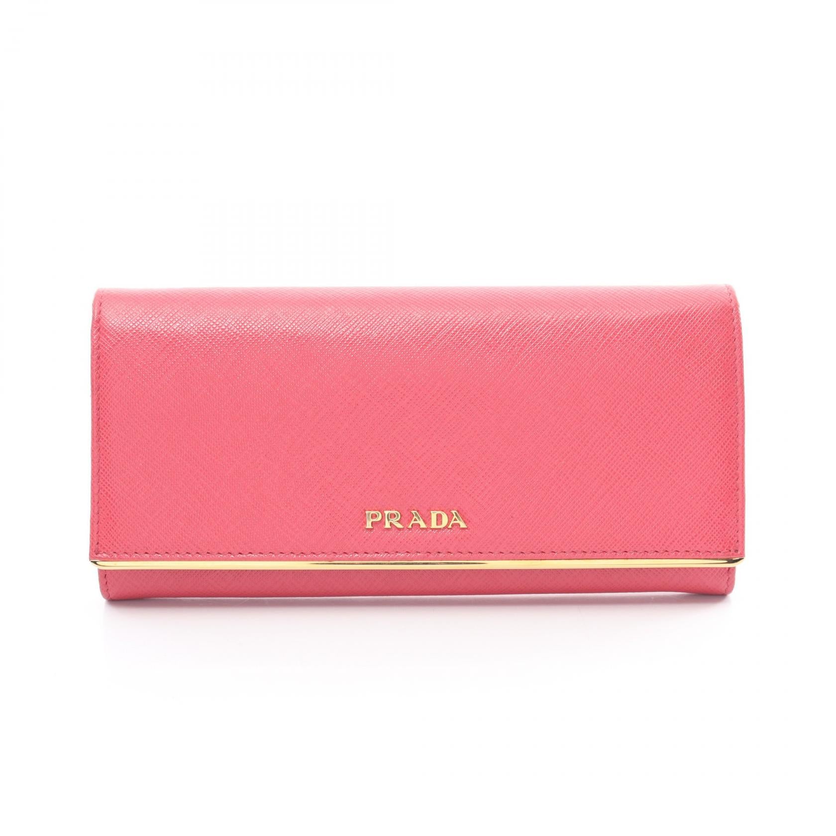 Prada Saffiano Metal Bifold Long Wallet 1MH132