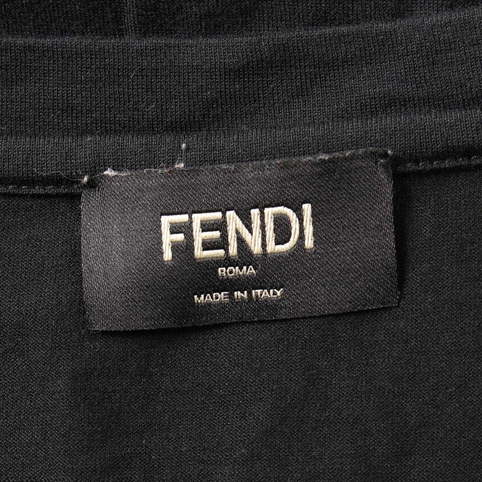 Fendi ROMA AMOR Cotton T-Shirt FY0936A87R