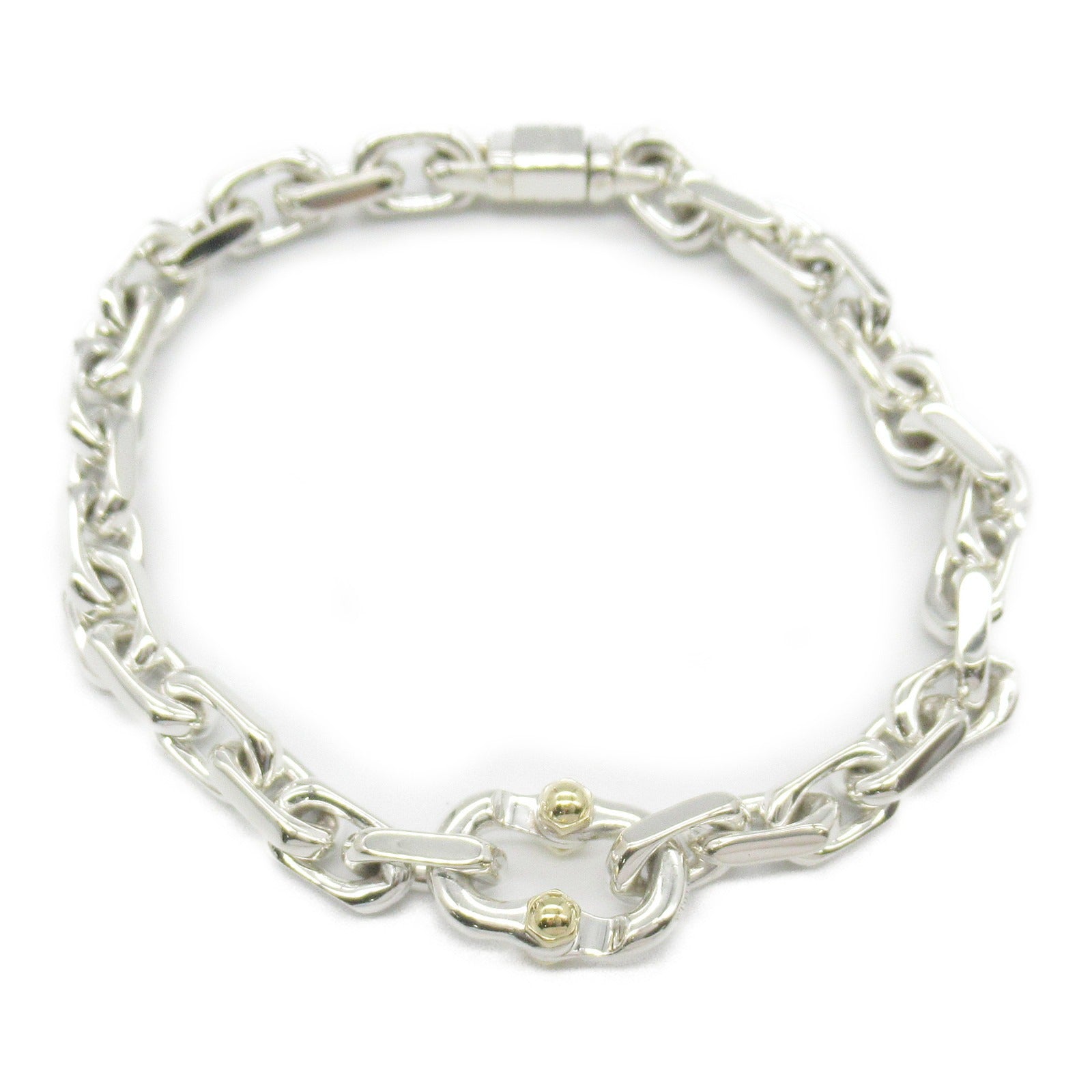 Tiffany & Co Silver 1837 Narrow Chain Bracelet