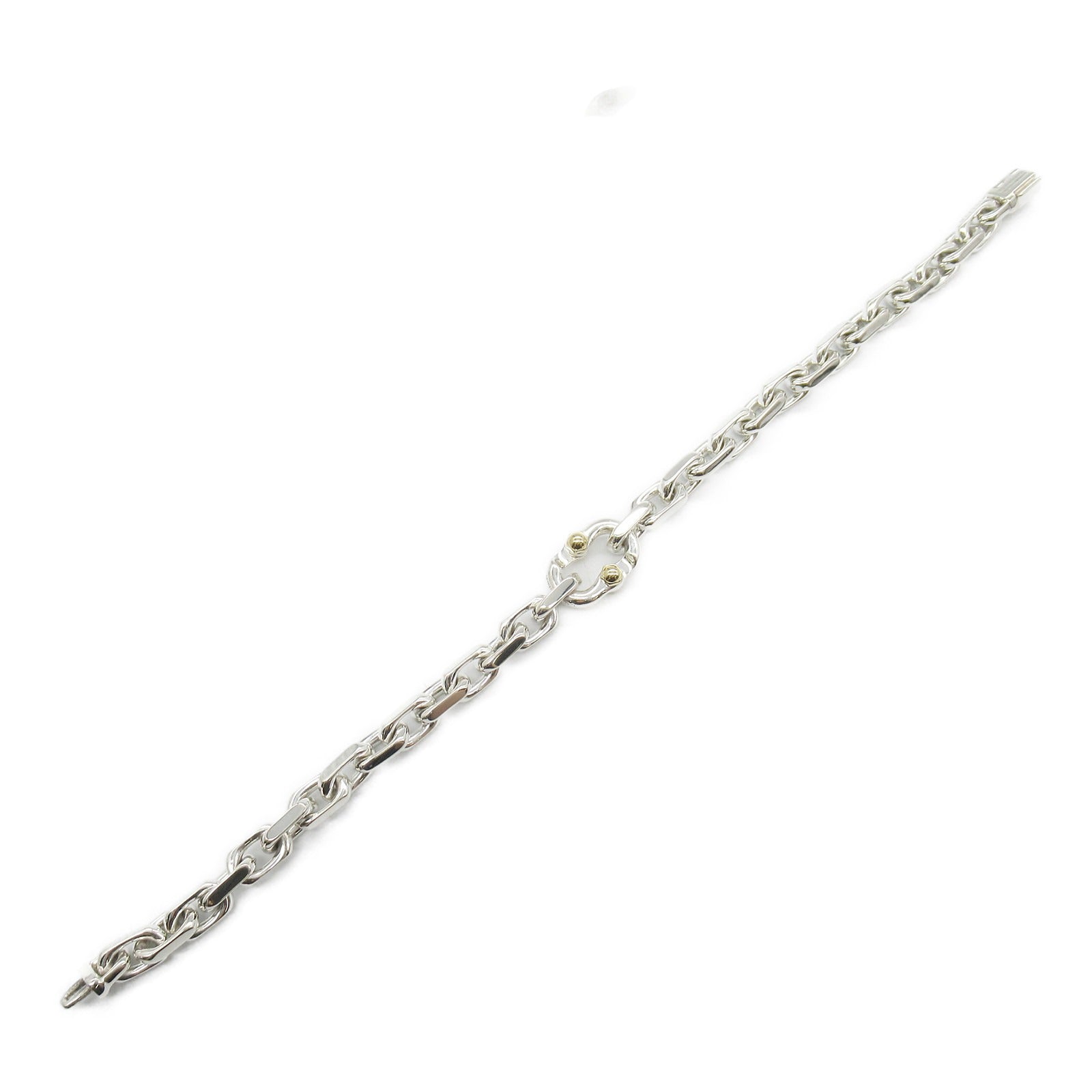 Tiffany & Co Silver 1837 Narrow Chain Bracelet