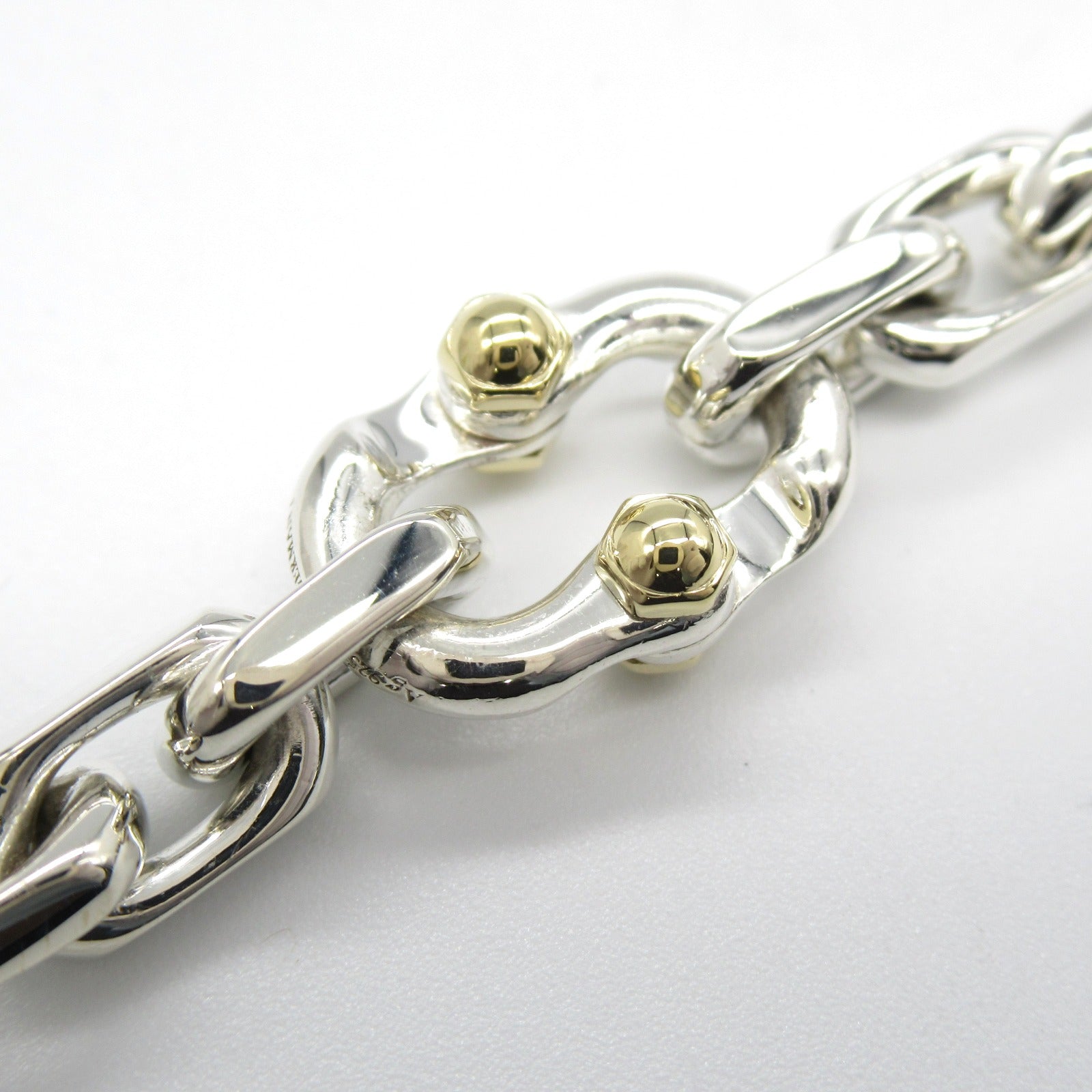 Tiffany & Co Silver 1837 Narrow Chain Bracelet