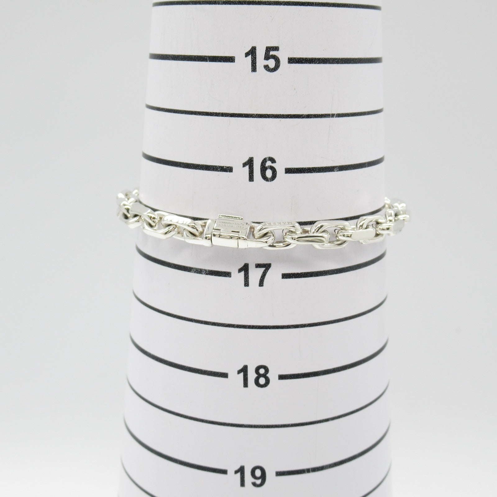 Tiffany & Co Silver 1837 Narrow Chain Bracelet