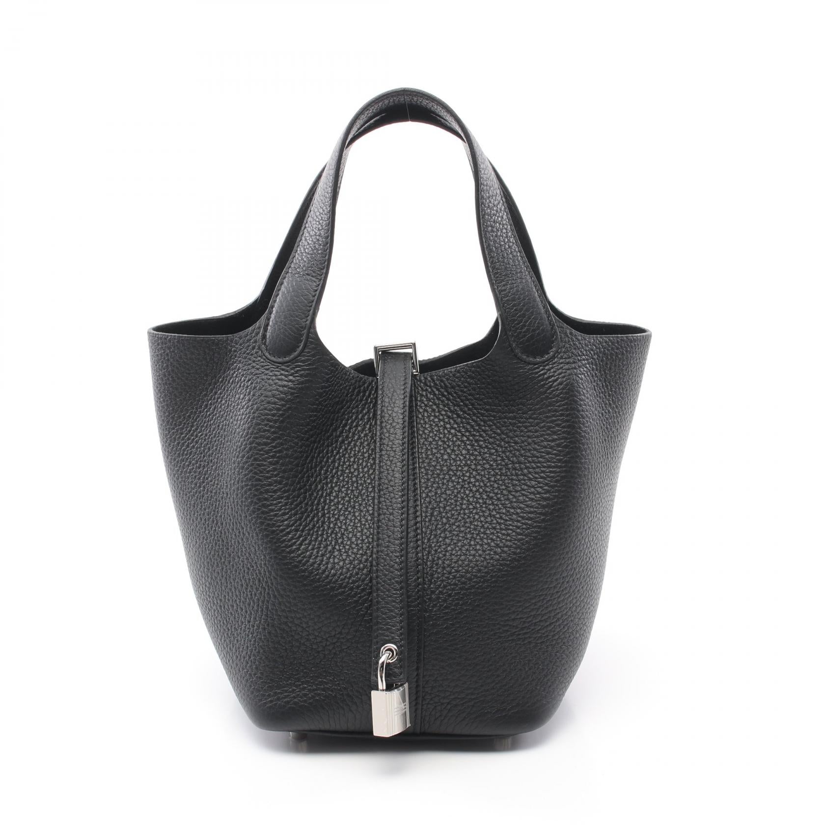 Hermes Picotin Lock PM Handbag Black