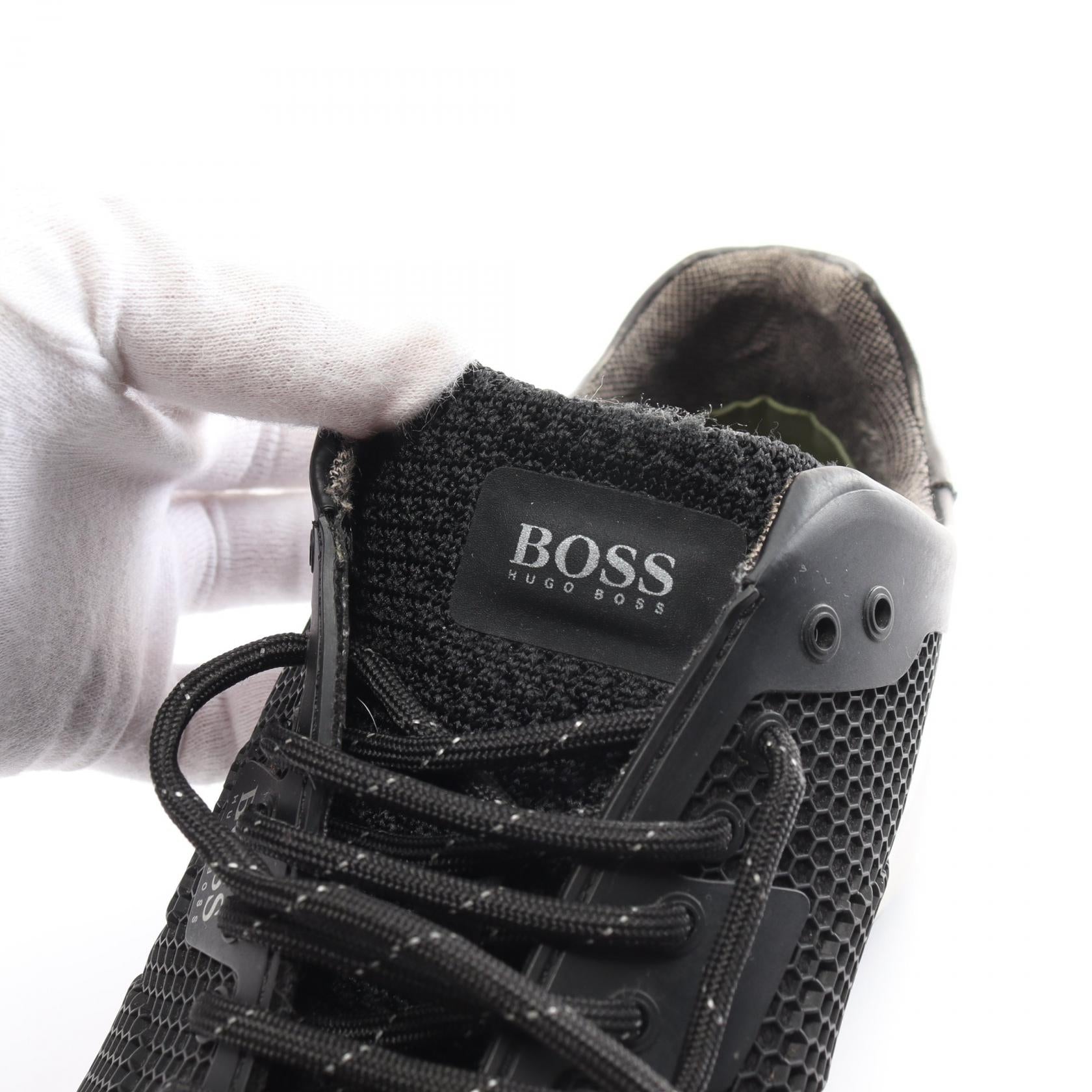 HUGO BOSS Men's Sneakers Rubber Fabric Black