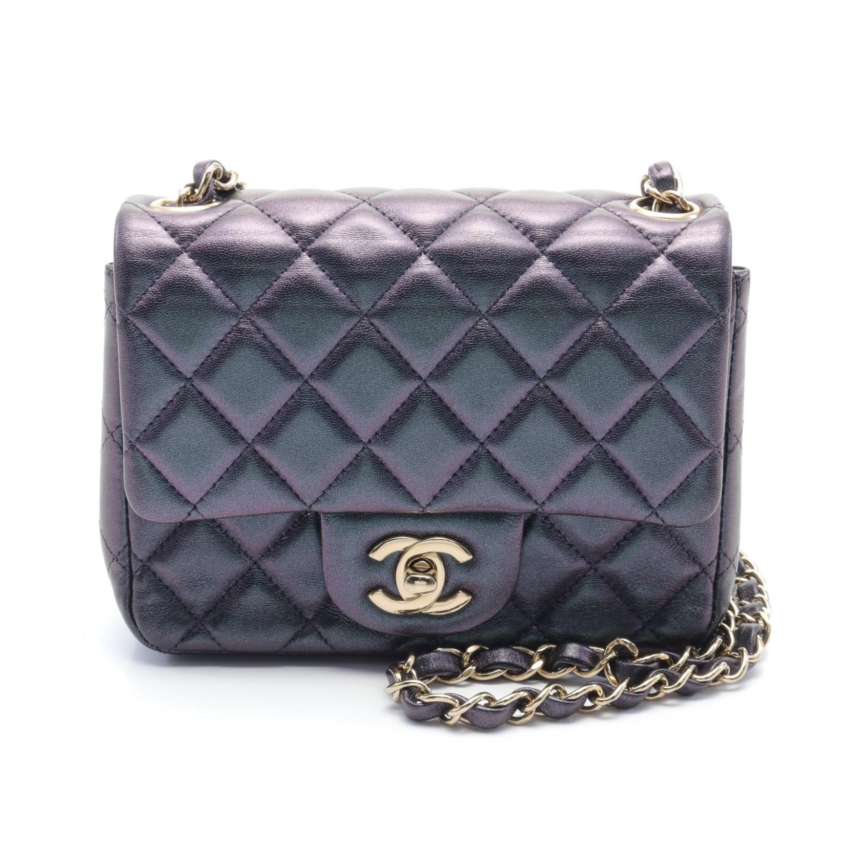 Chanel Mini Matelasse Leather Shoulder Bag