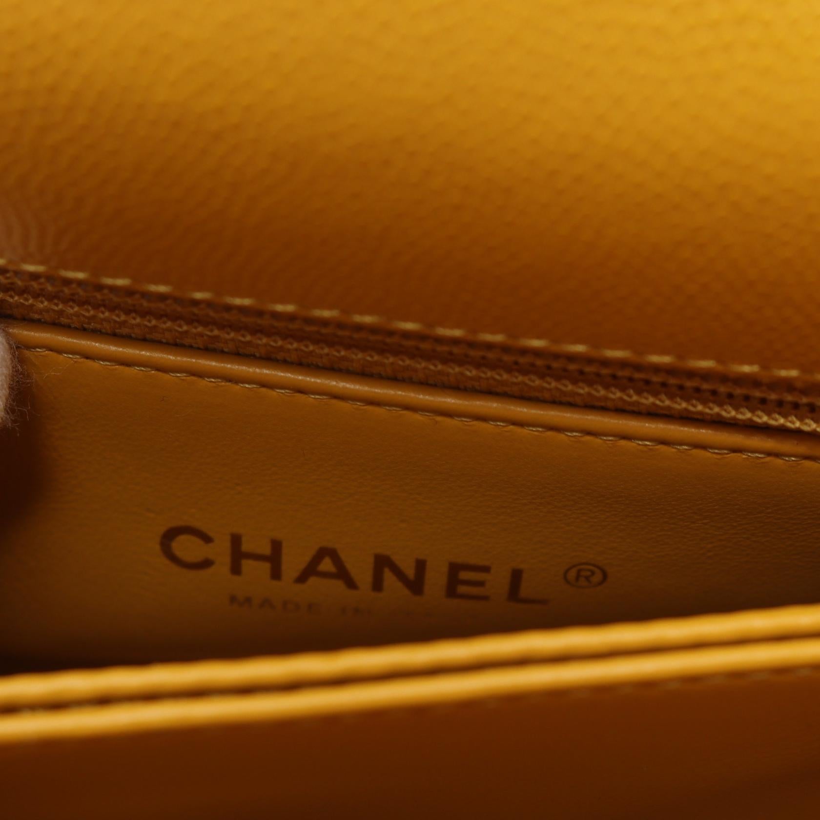 Chanel Coco Handle XXS Top Handle Bag Yellow