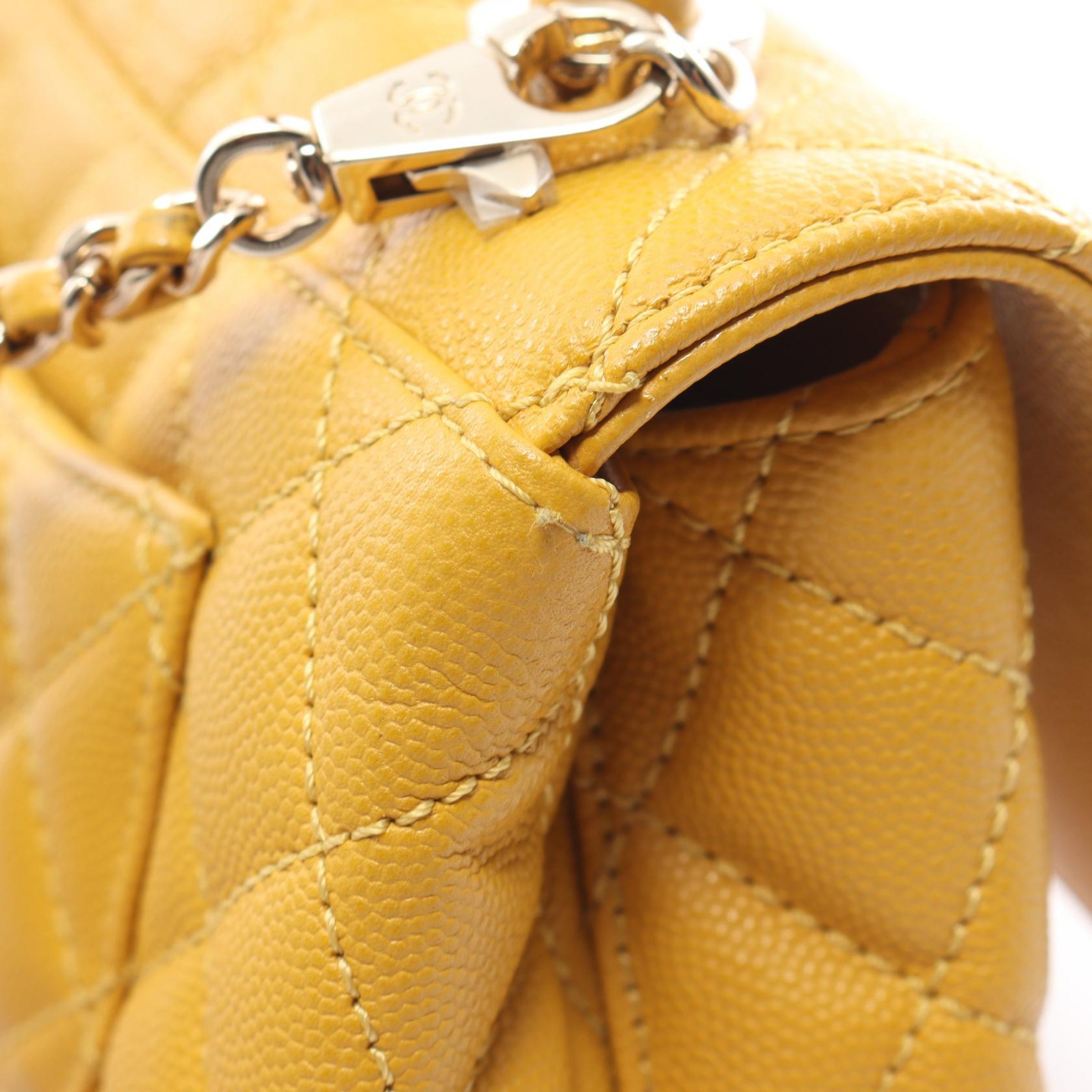 Chanel Coco Handle XXS Top Handle Bag Yellow