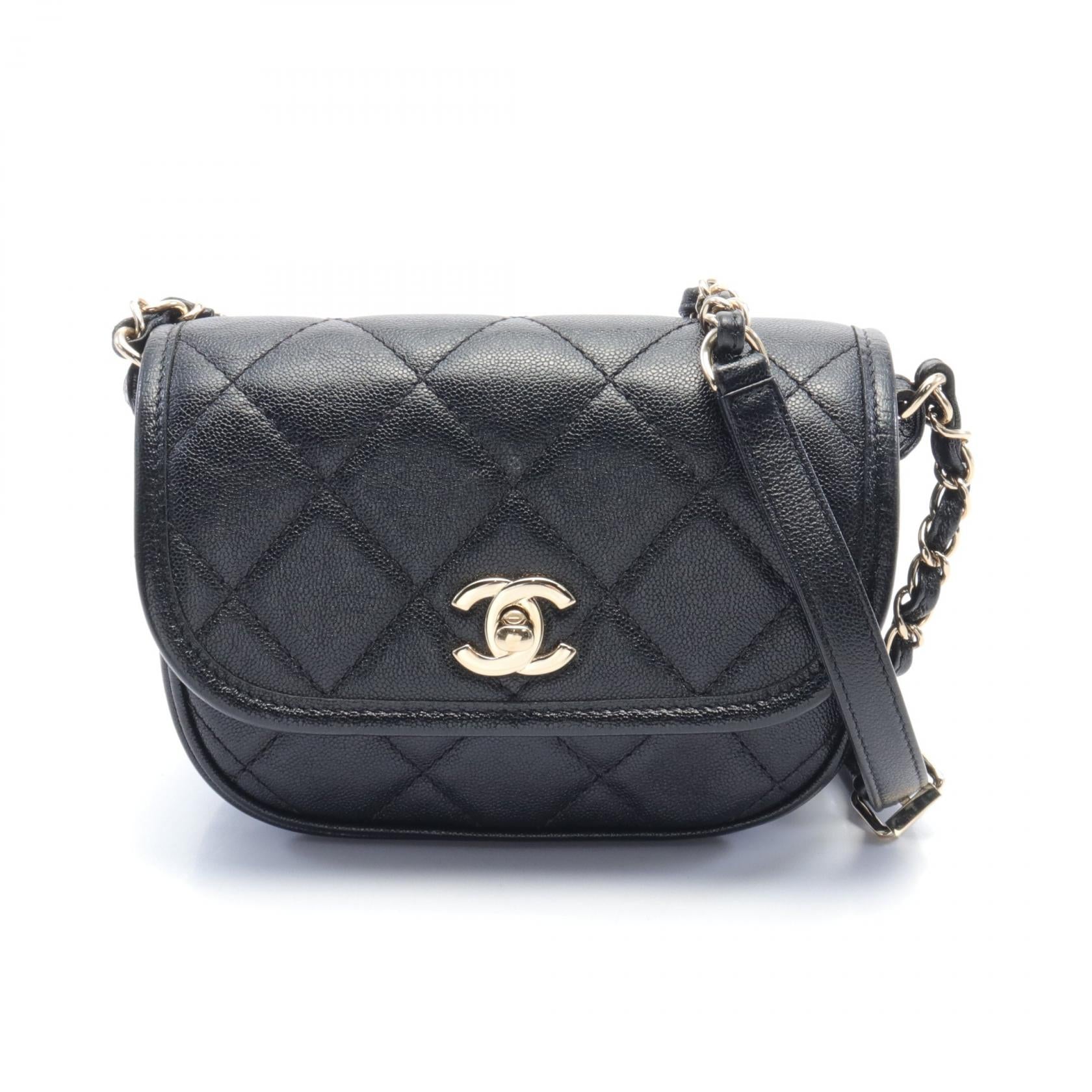 Chanel Mini Matelasse Caviar 17 Shoulder Chain Bag Leather Shoulder Bag 28508769 in Great Condition