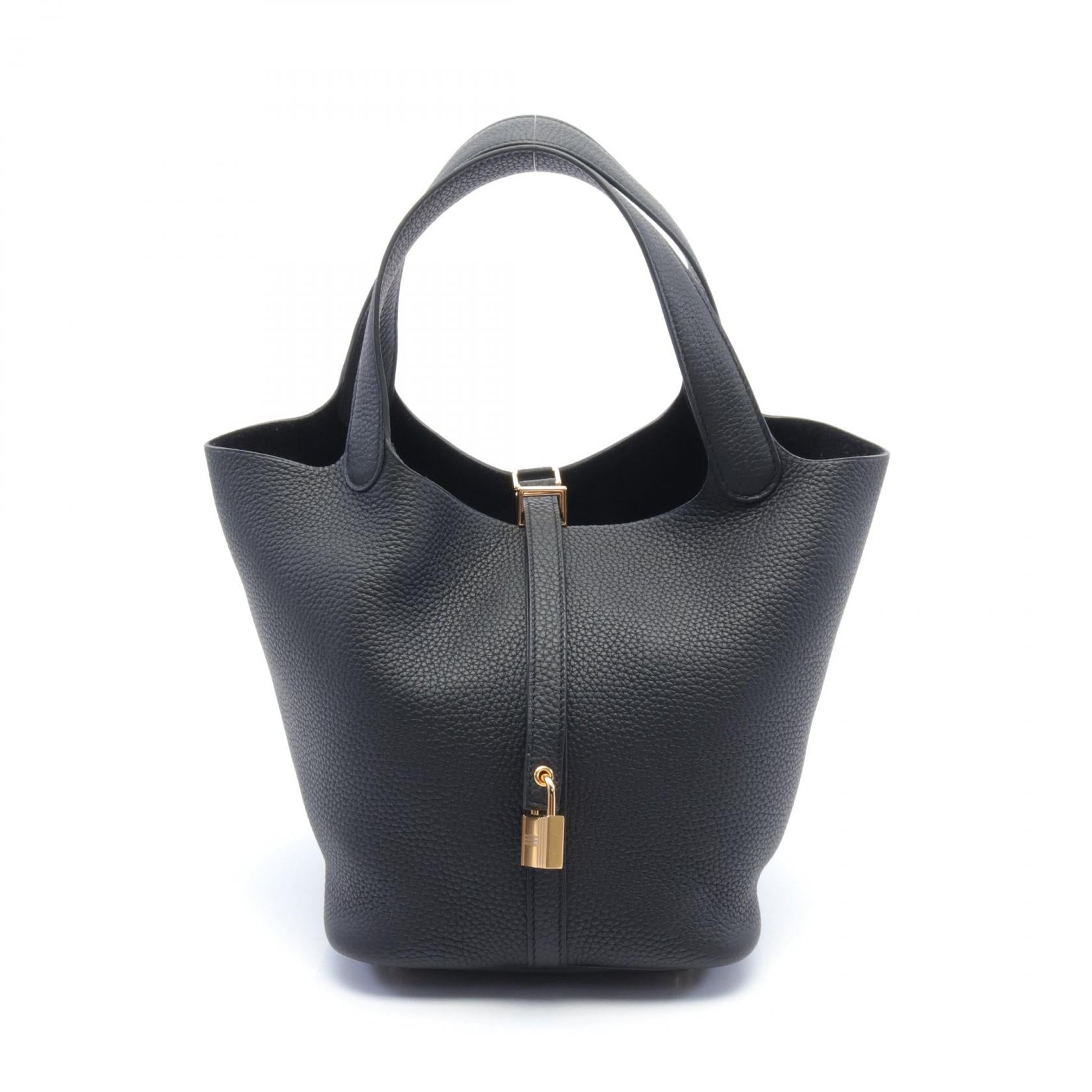 Hermes Picotin Lock MM Handbag Black