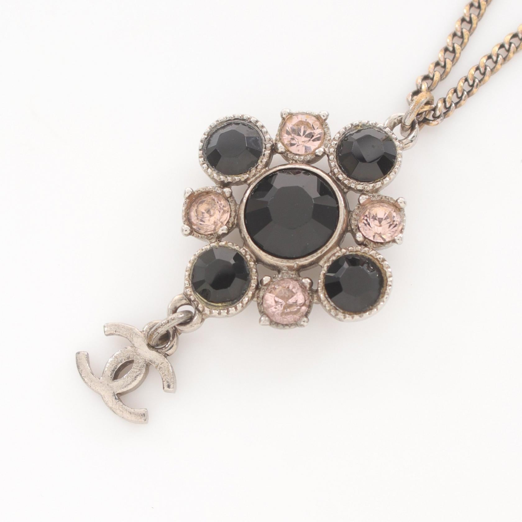 Chanel Coco Mark Rhinestone Necklace