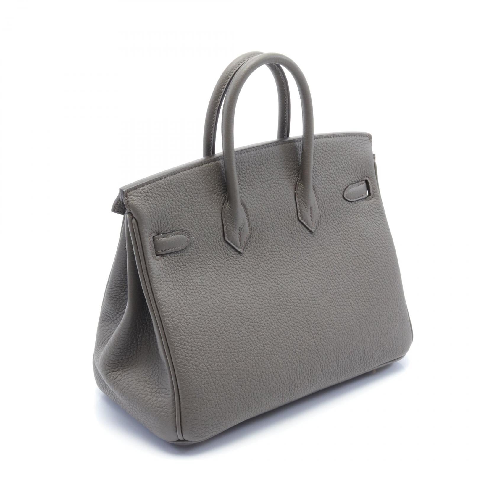 Hermes Birkin 25 Togo Handbag Gray