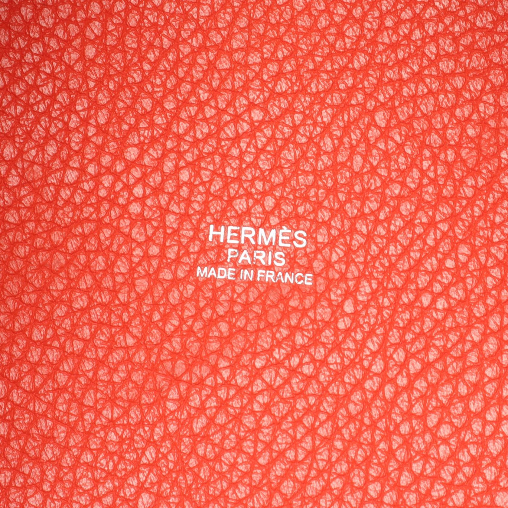 Hermes Picotin Lock PM Handbag Orange