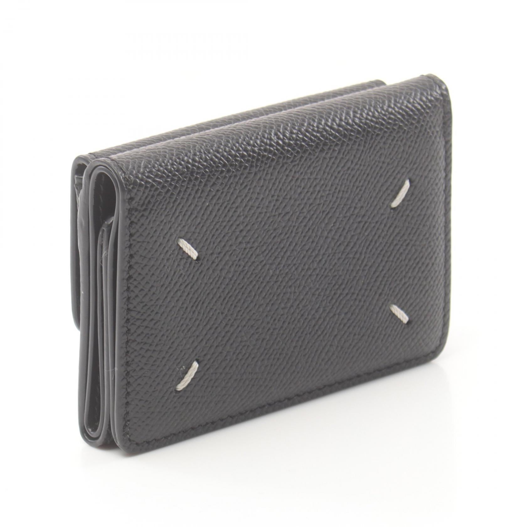 MM6 Leather Tri-Fold Wallet SA2UI0005