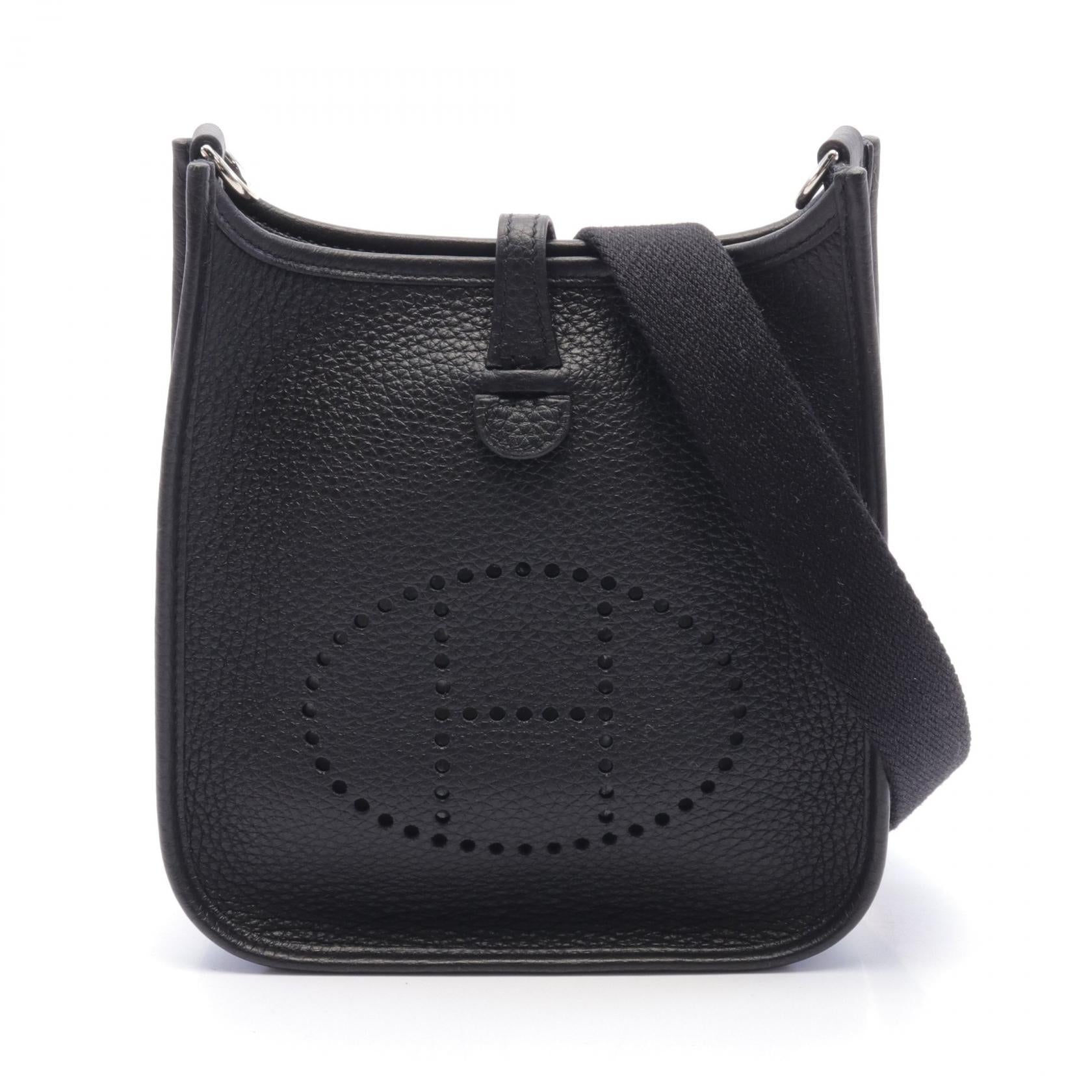 Hermes Evelyne TPM Shoulder Bag Black