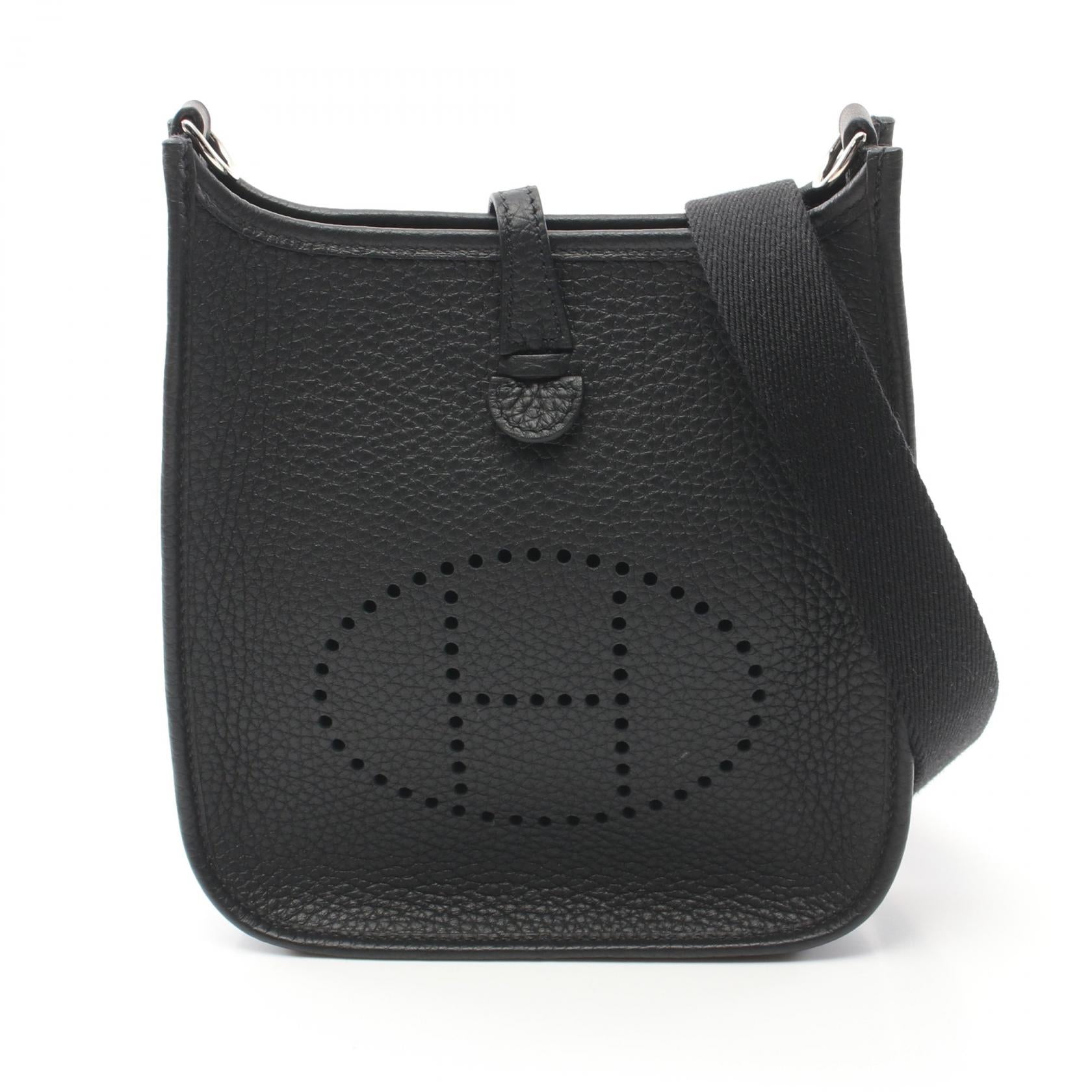 Hermes Evelyne TPM Shoulder Bag Black